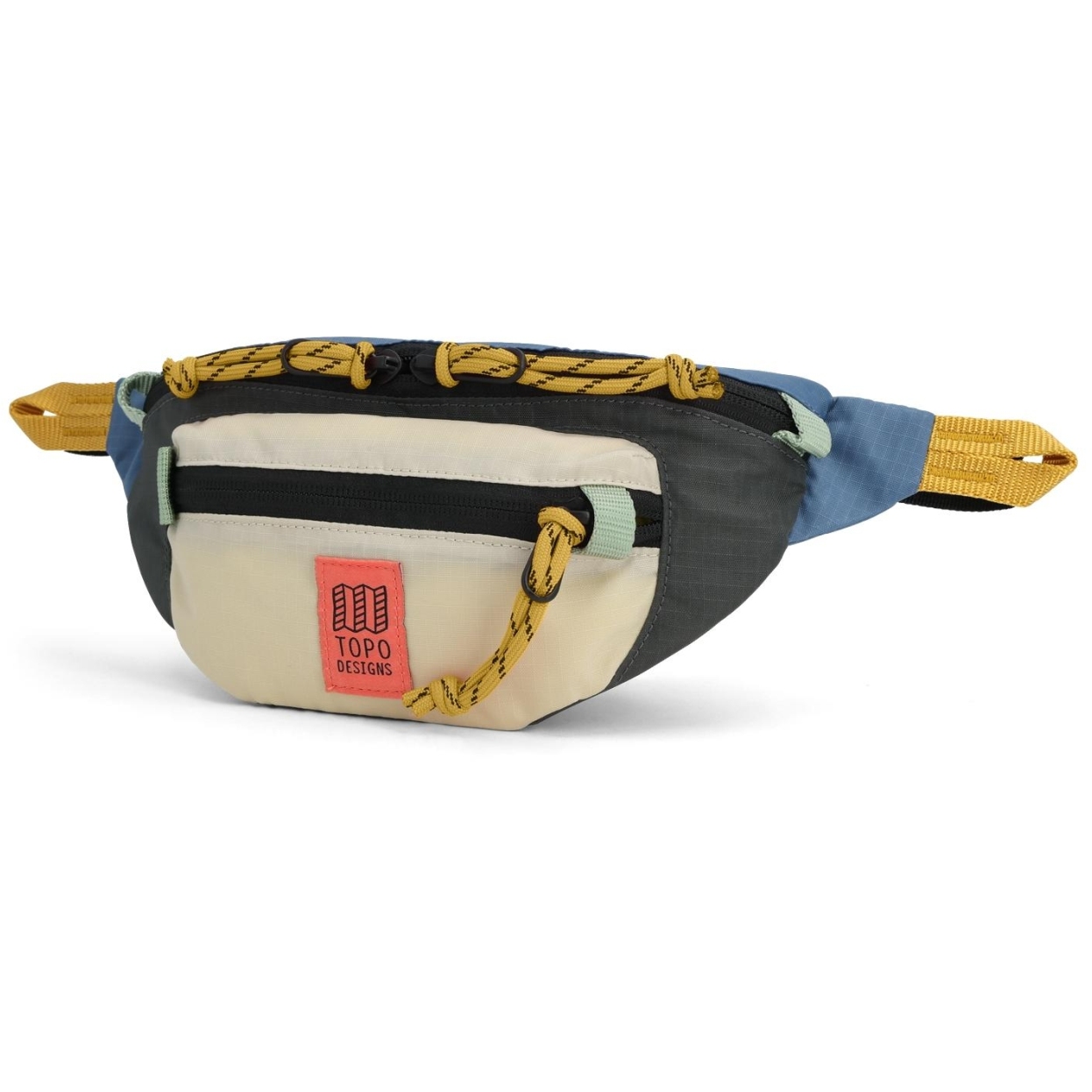 Topo Designs Mountain Waist Pack 1L Stone Blue/Bone White BIKE24