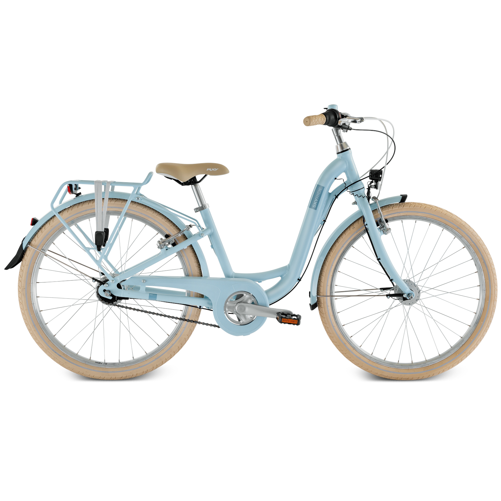 Immagine prodotto da Puky SKYRIDE 24-7 Classic - Bici Bambino - 24&quot; | 7 Velocità - retro blue