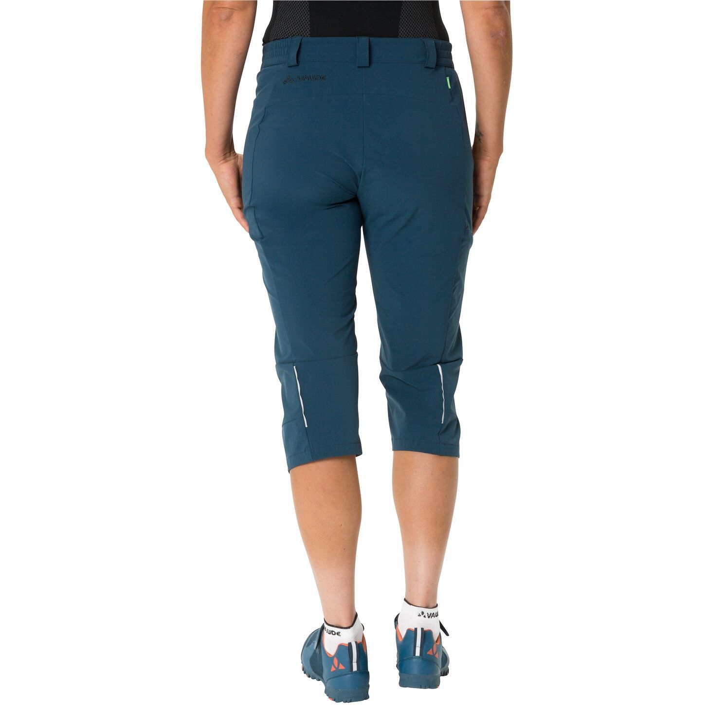 Pantalon VAUDE Active 3/4 Femme - Noir, Taille XL, Neuf Avec étiquettes