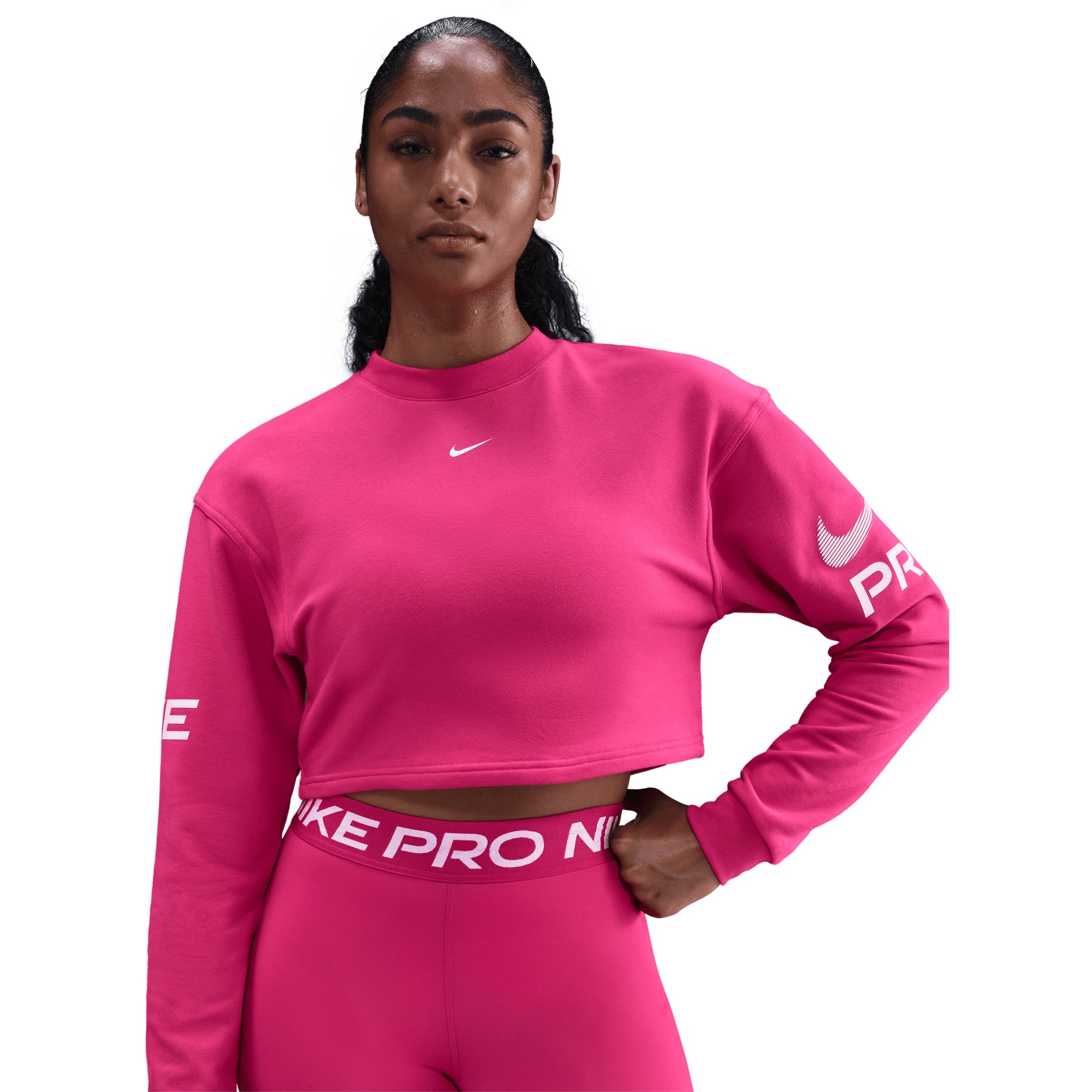 nike pro sweatshirt womens
