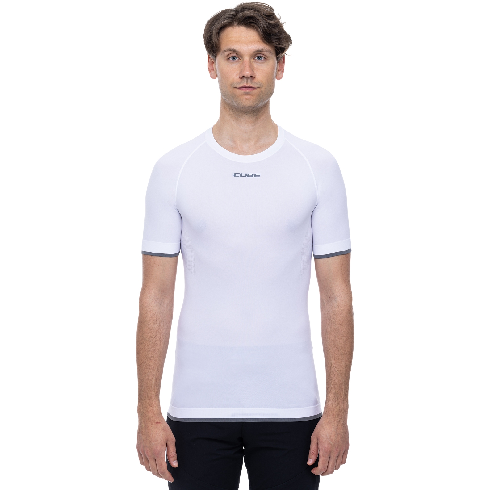 Picture of CUBE Race Be Cool Short Sleeve Baselayer Men - white