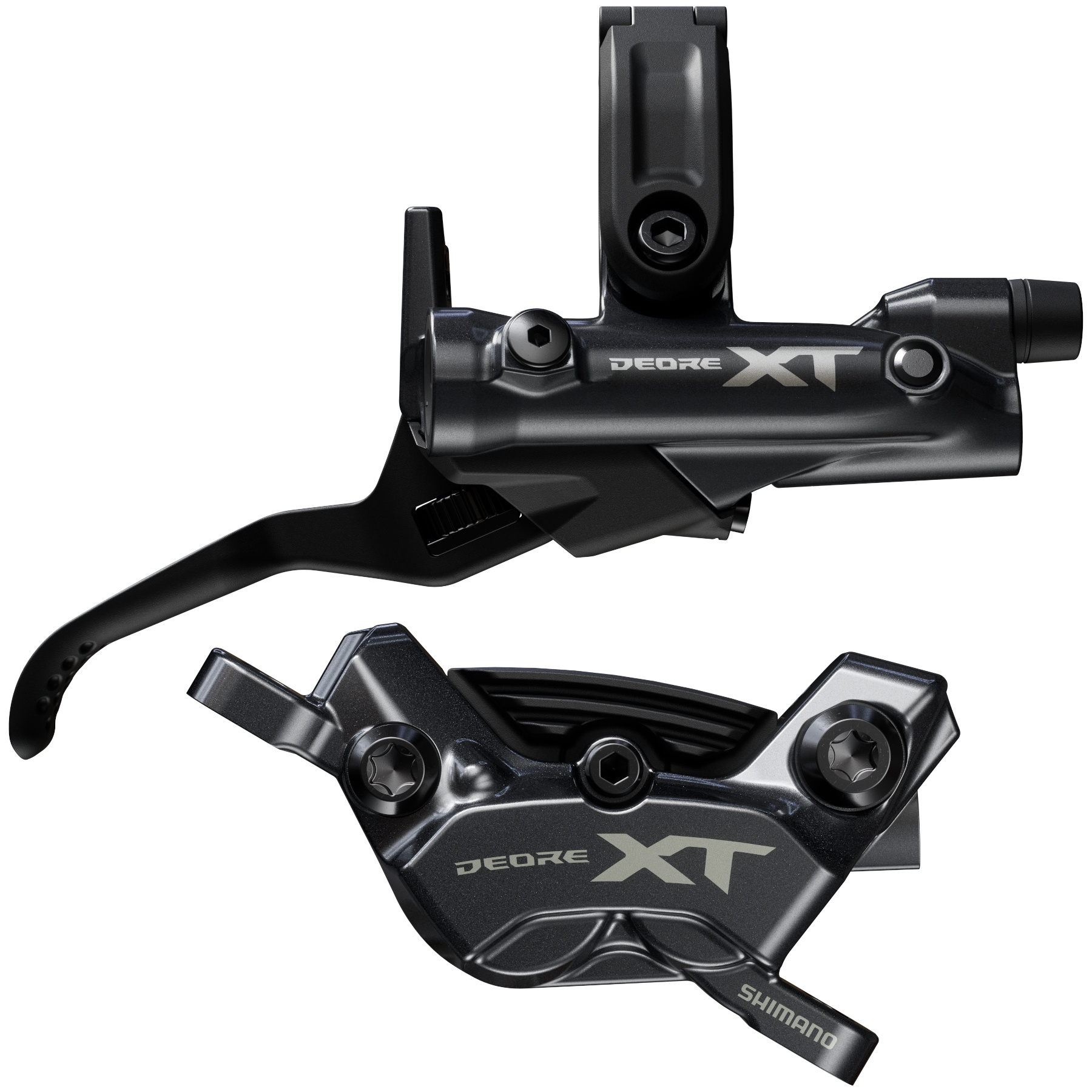 Photo produit de Shimano Frein à Disque - Deore XT BL-M8200 / BR-M8220 - Post Mount | 4 Pistons | J-Kit - droite (R)