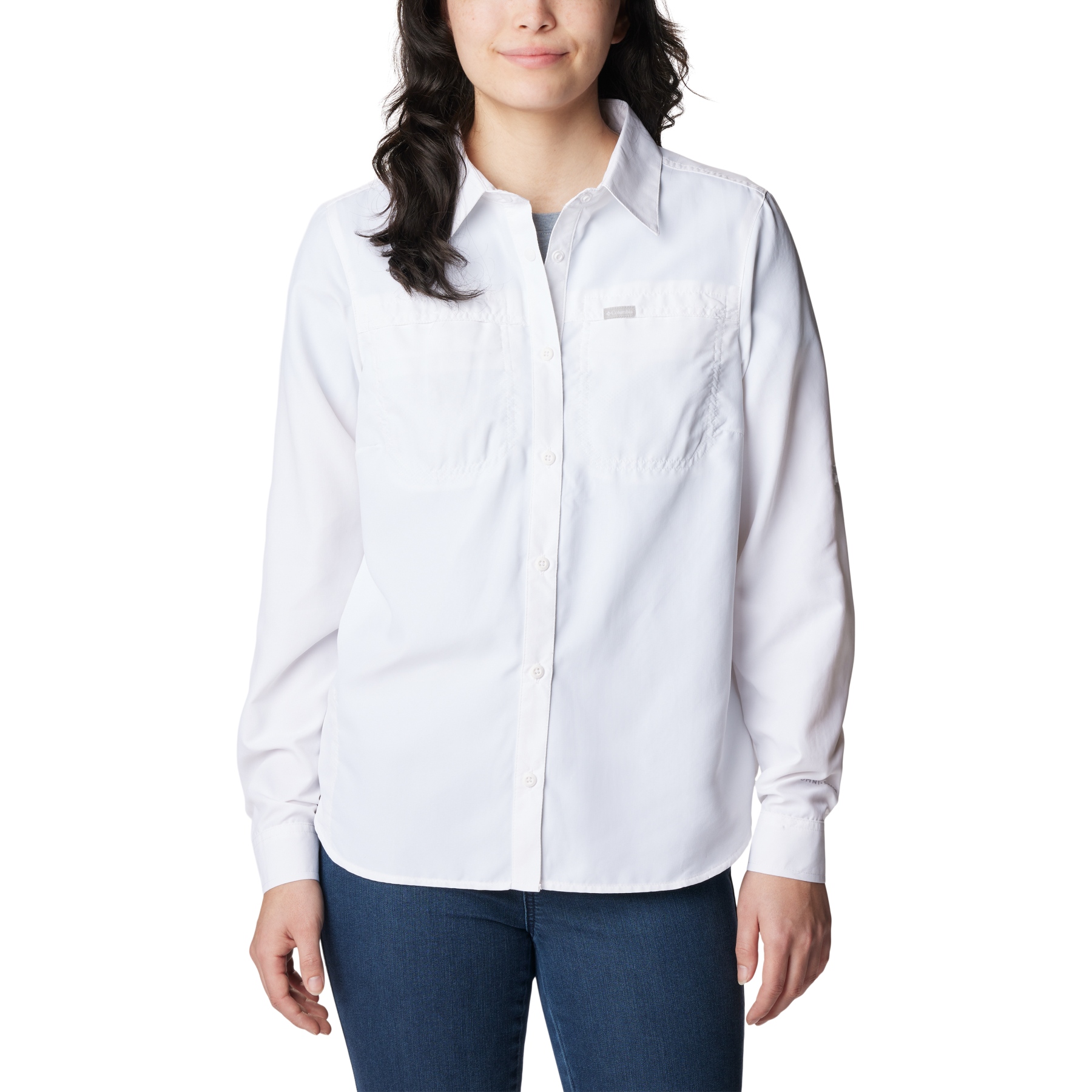 Camisa Columbia manga larga SILVER RIDGE para mujer