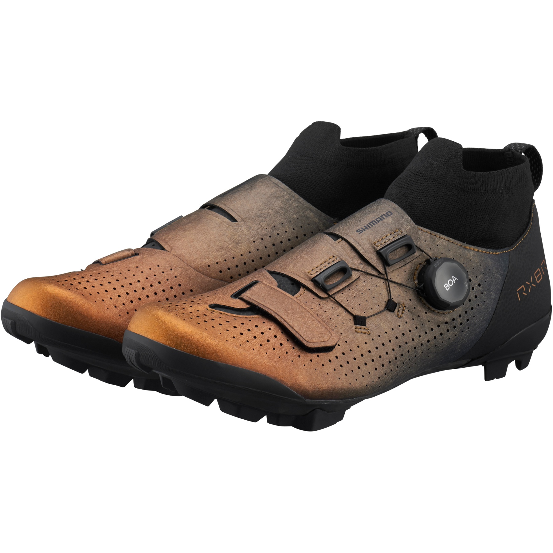 Shimano RX801R Gravel Shoes Men - Metallic Orange | BIKE24