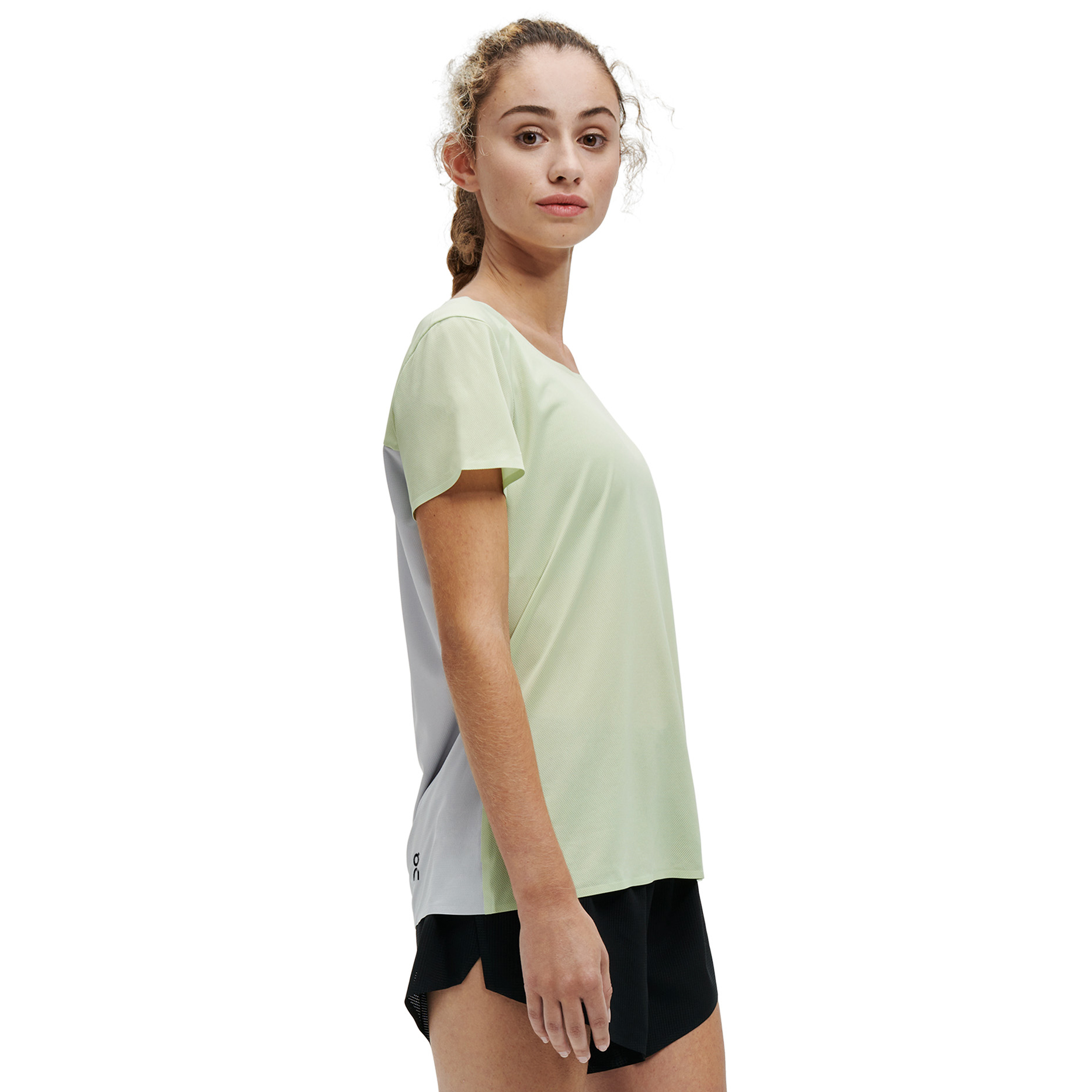 Produktbild von On Performance-T Damen Laufshirt - Meadow &amp; Glacier