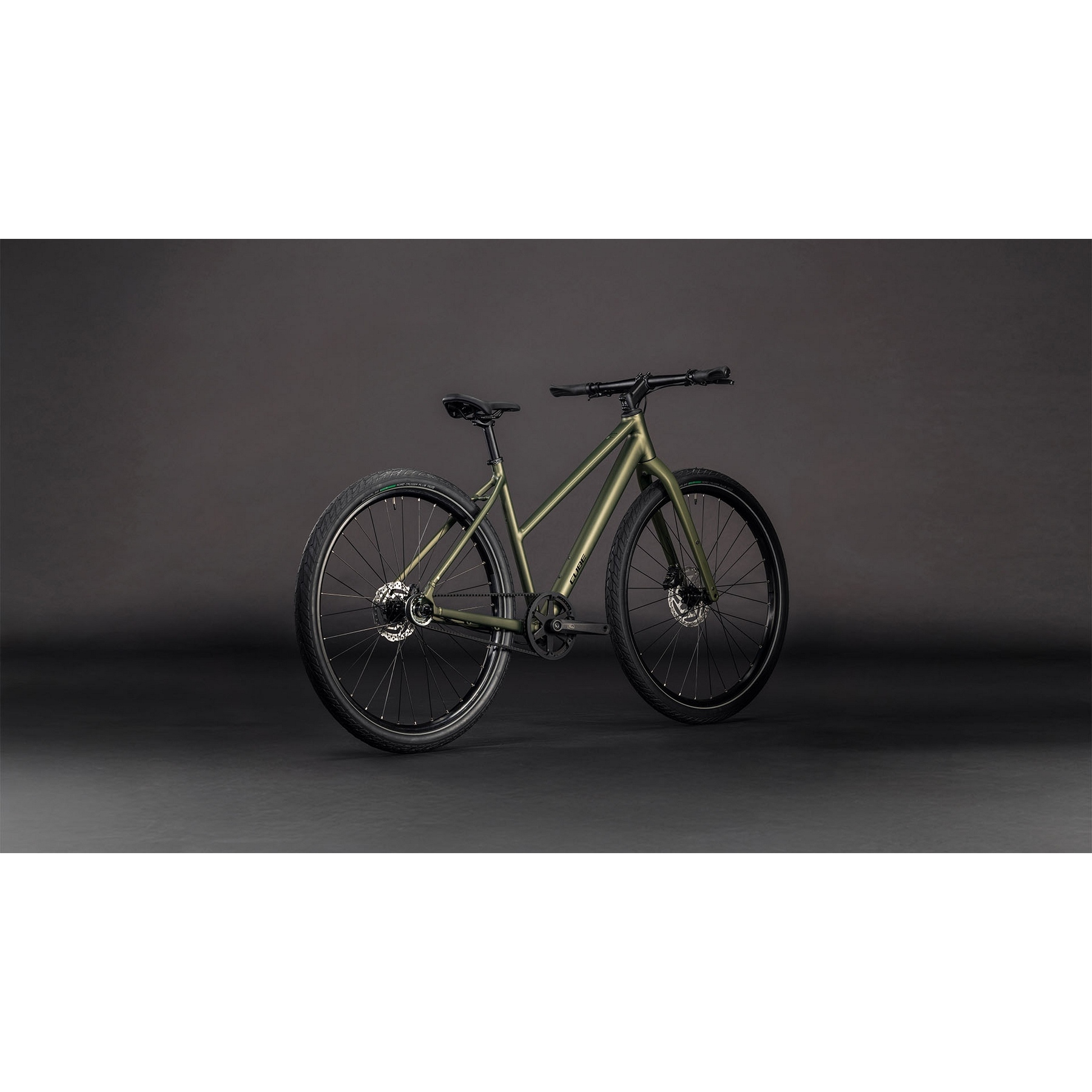 【Cybe】Cybe Custom Madeキュー CUBE EDITOR ONE - Trapeze - City-Bike - 2026 - reedgreen / black