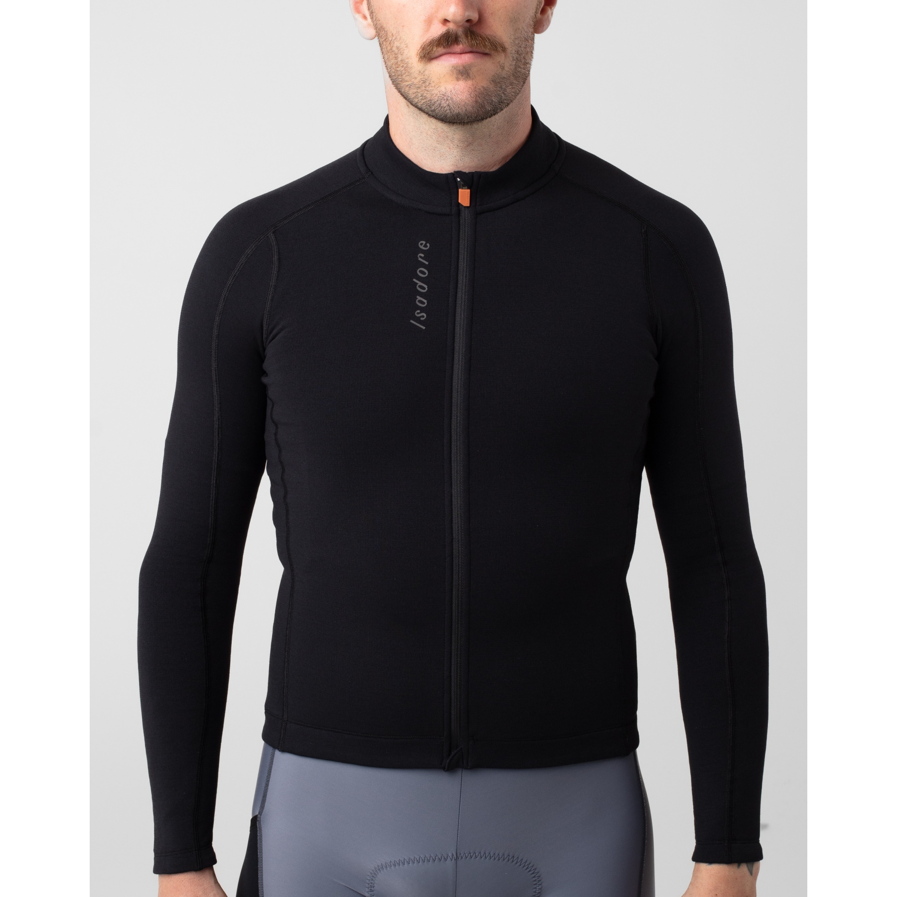 Isadore Signature Merino Tech Long Sleeve Jersey Men - Black | BIKE24