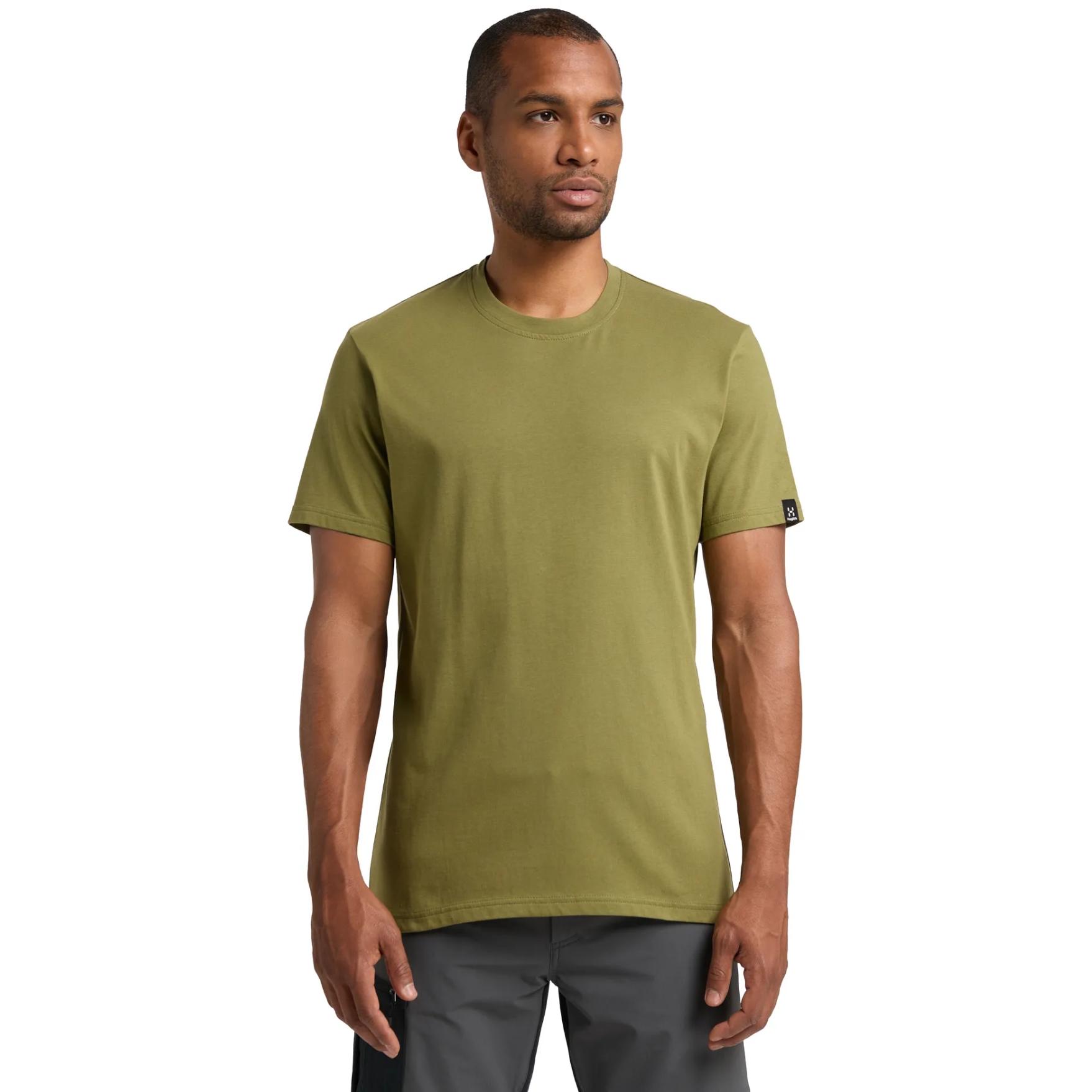 Picture of Haglöfs Outsider by Nature Tee Men - olive green 4VY