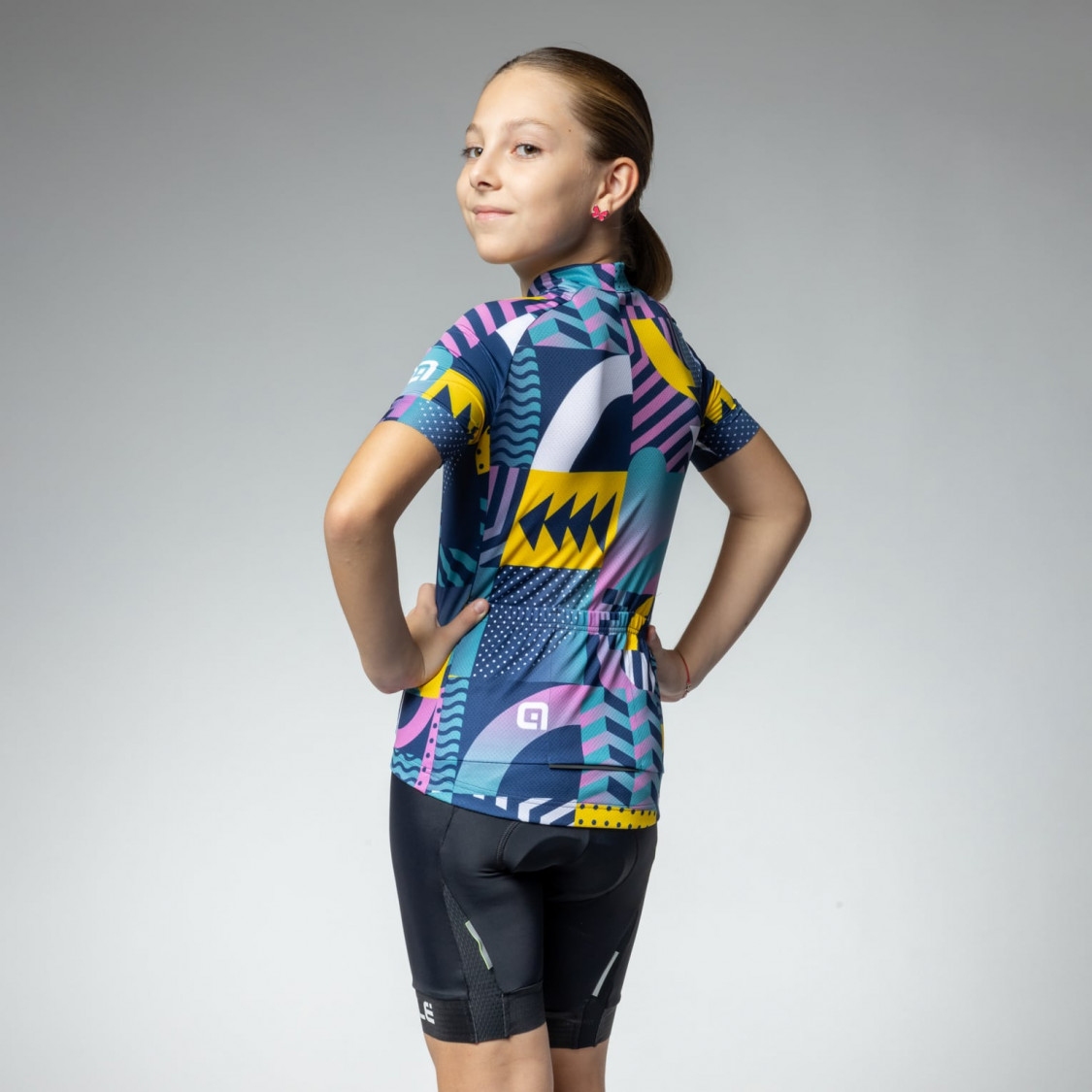 Maillot De Cyclisme Enfant Manches Courtes + Cuissard – Respirant, Confortable Et Sécurisant Pour Garçons Et Filles