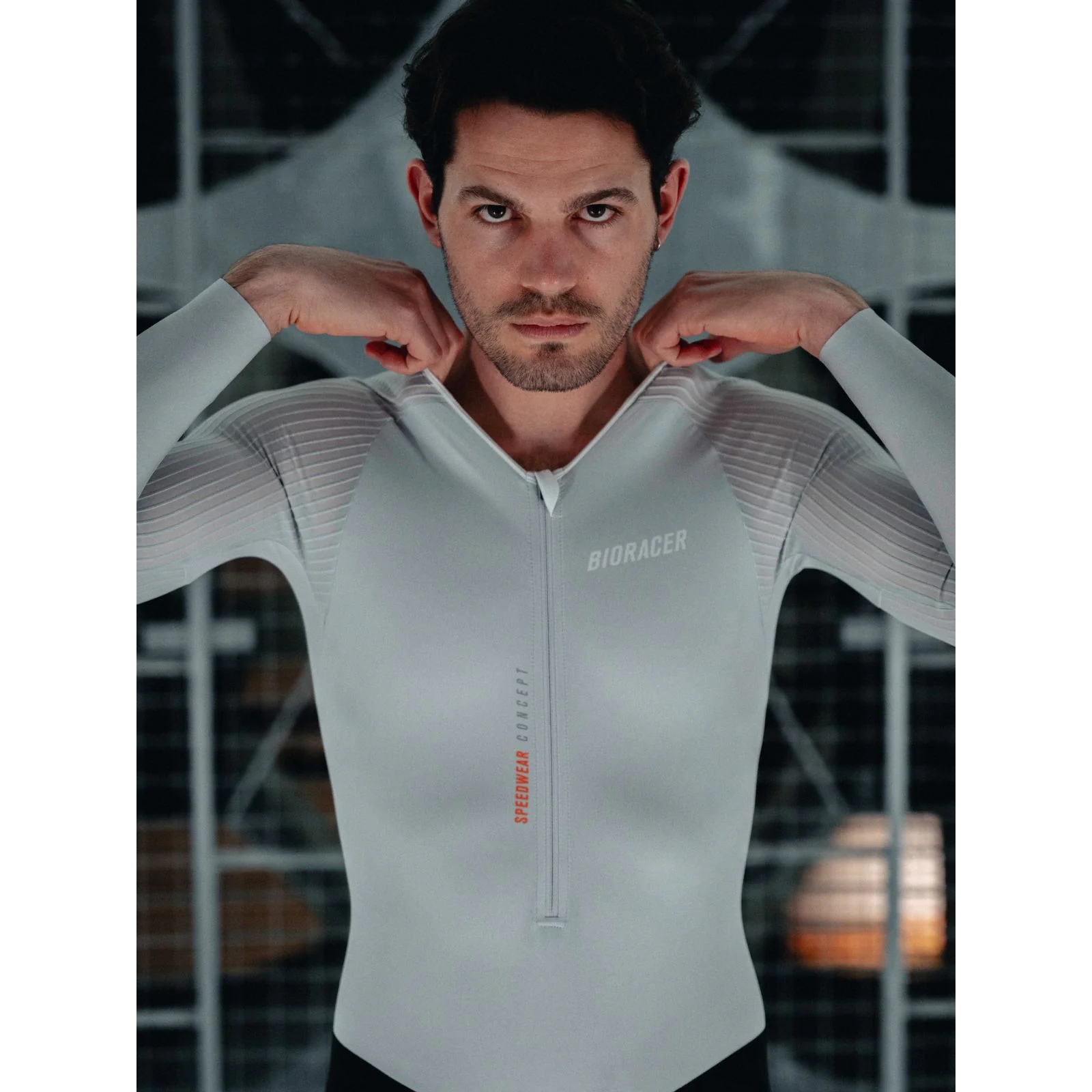 Bioracer Speedwear Time Trial Racesuit Men - cool grey | BIKE24