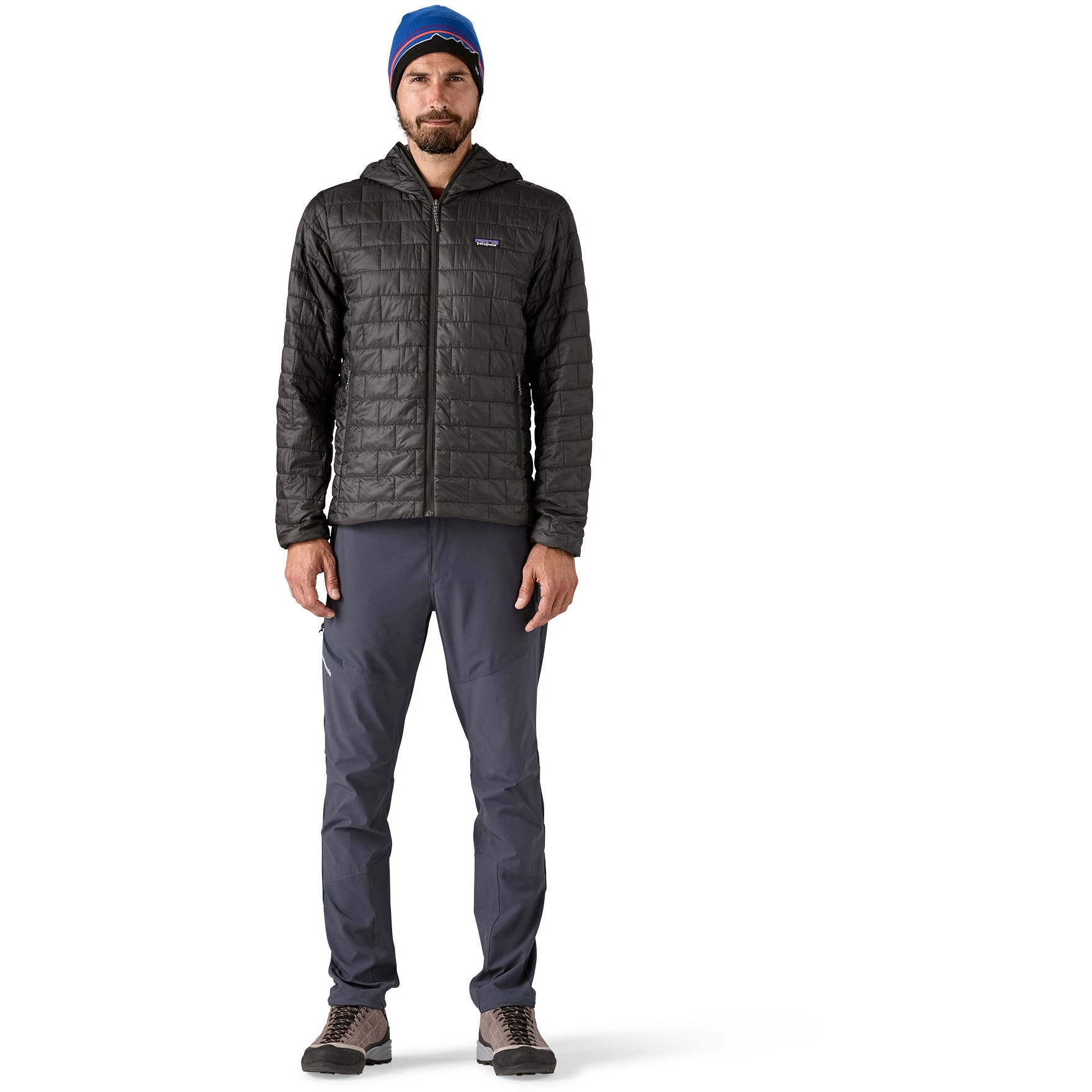メンズ PATAGONIA NANO PUFF HOODY 黒
