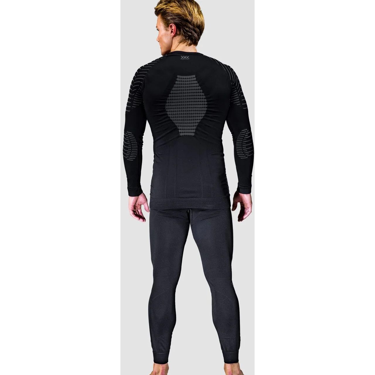 X-BIONIC ENERGY ACCUMULATOR 4.0 SHIRT LG SL M MARINE/OPTICAL WHITE - T-shirt thermique