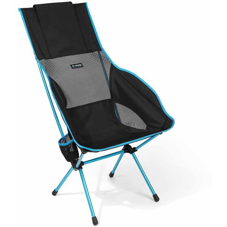 Image de Helinox Chaise Pliante de Camping - Savanna - Black / O. Blue