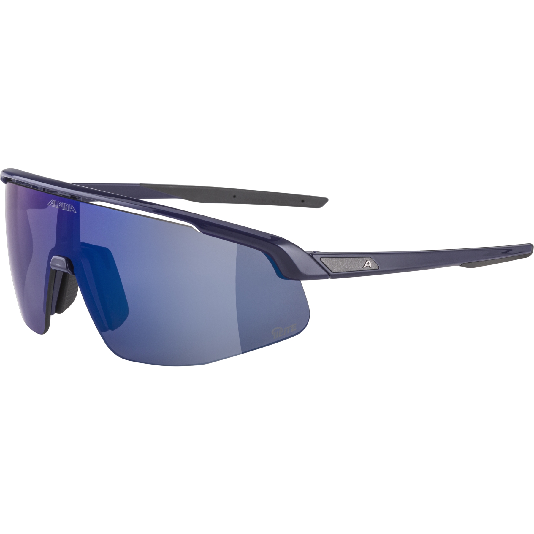 Picture of Alpina Turbo Pro Q-Lite Glasses - miracle-blue gloss/grey I blue mirror