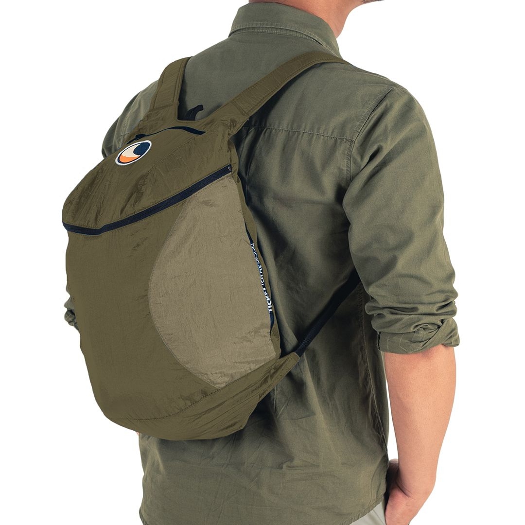 Ticket To The Moon Mini Rucksack 15L Army Green Khaki