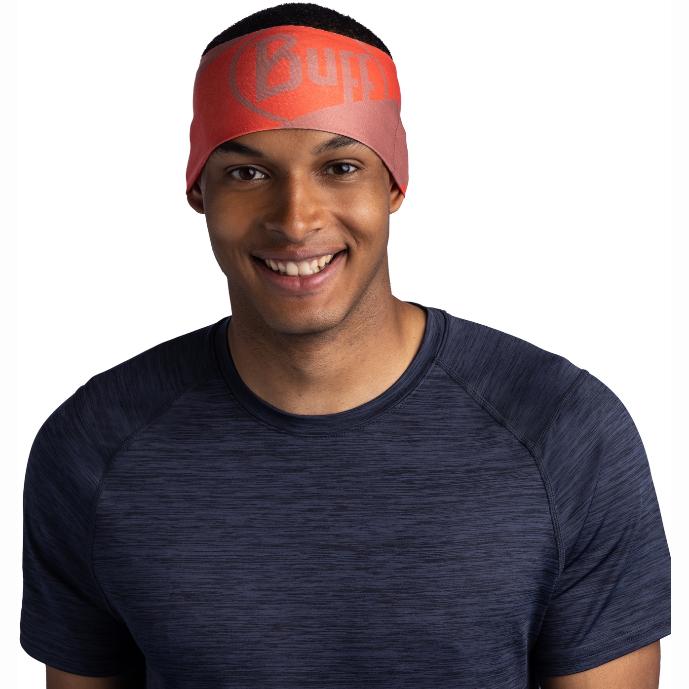Buff® Coolnet UV Wide Headband Unisex Arthy Nectarine