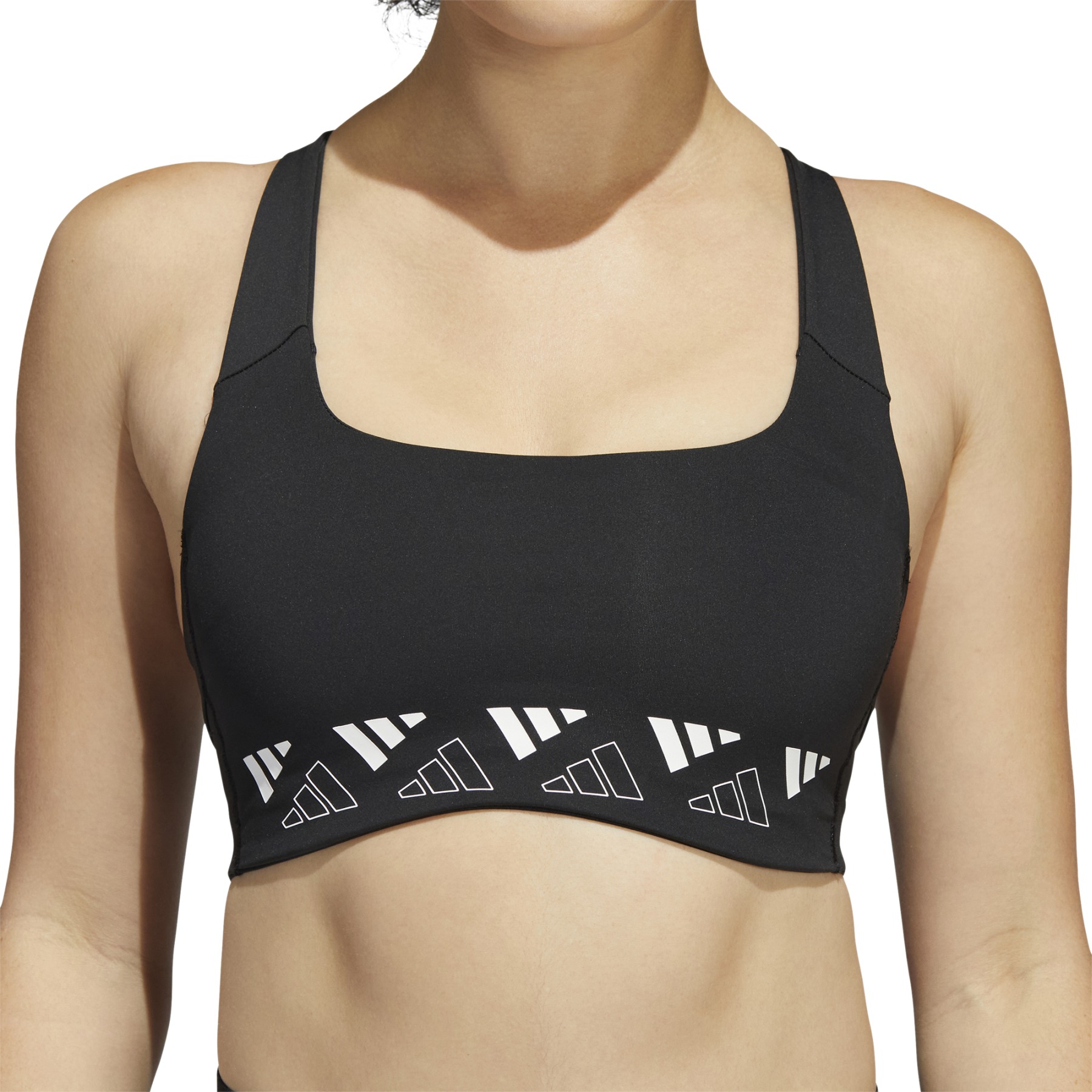 adidas Performance Powerimpact Training Medium Support Logo Bra – bras –  shop at Booztlet