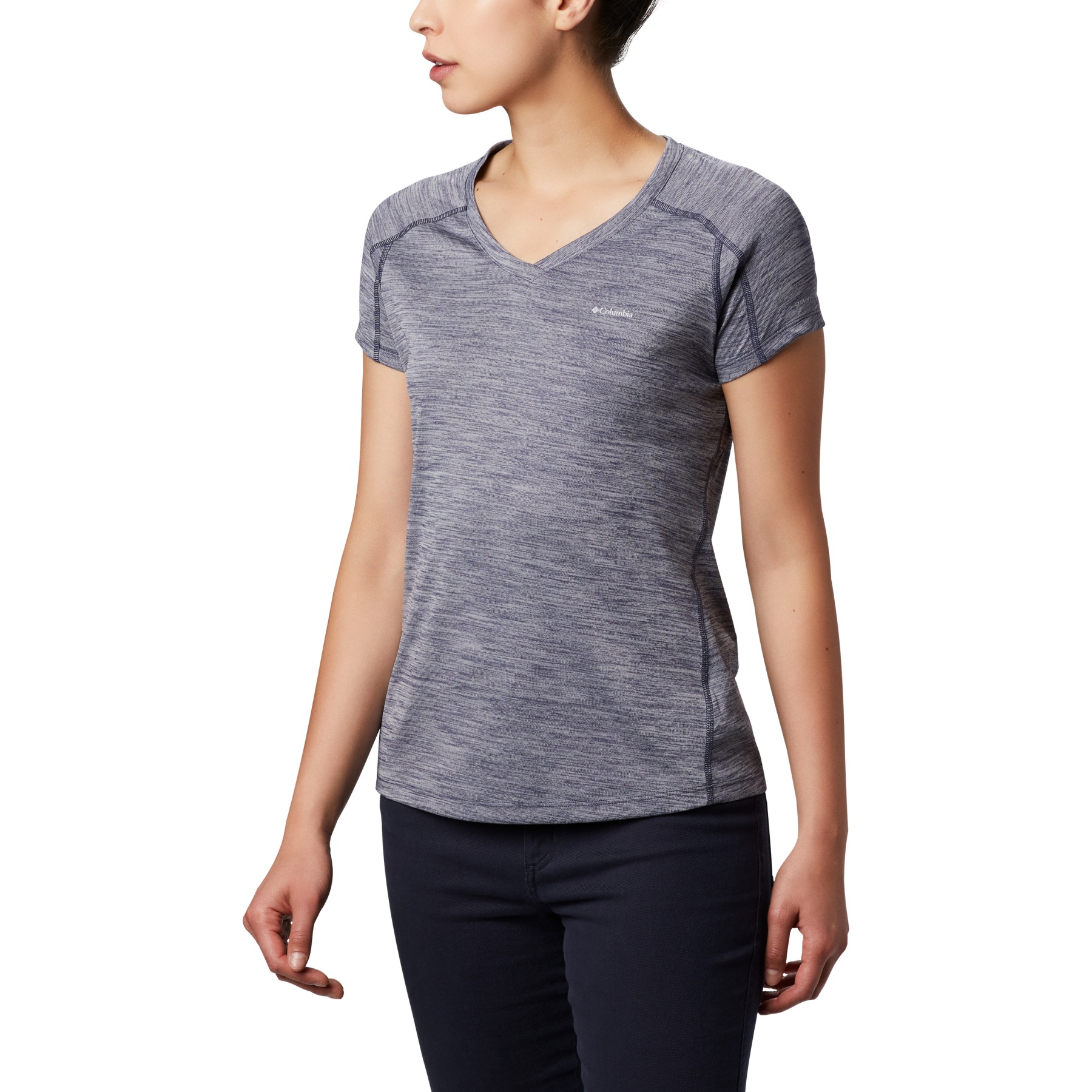 Produktbild von Columbia Zero Rules T-Shirt Damen - Nocturnal Heather