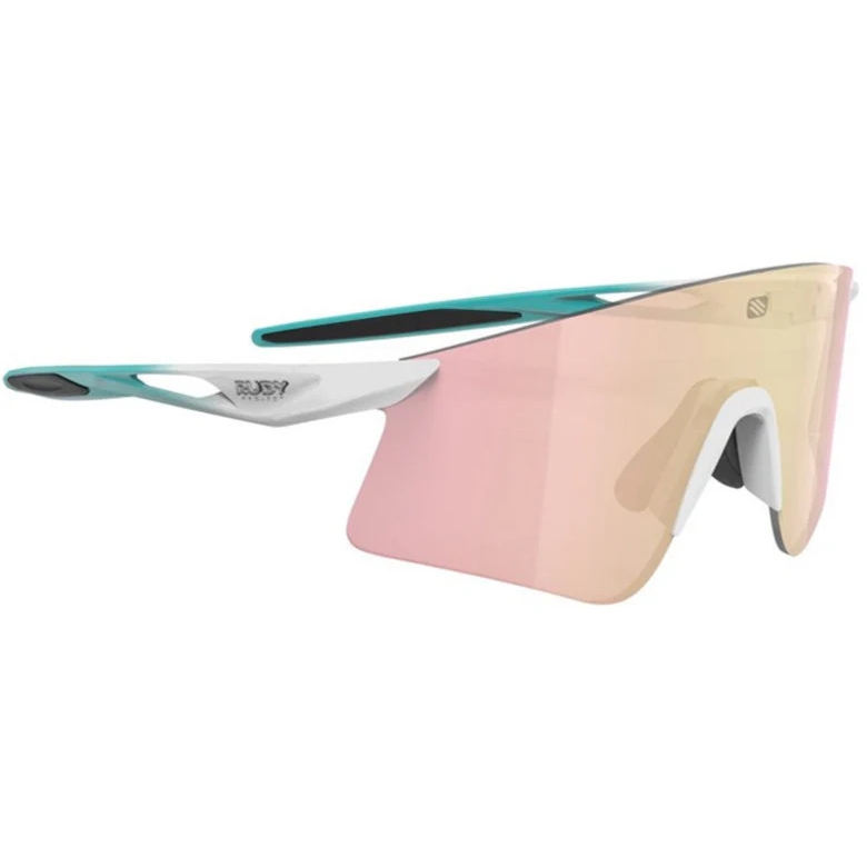 Produktbild von Rudy Project Astral X Brille - Team Bahrain Victorious 2025 - White Titanium Matte/Multilaser Rose Gold