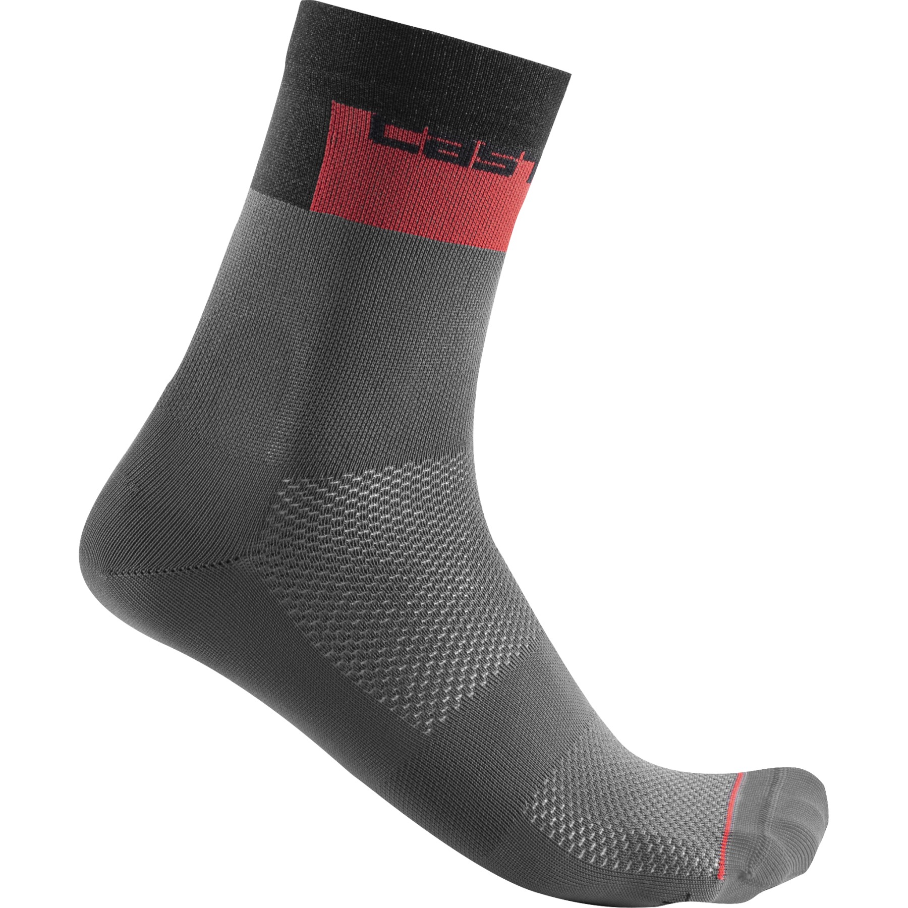 Picture of Castelli Blocco 15 Socks - dark grey 030