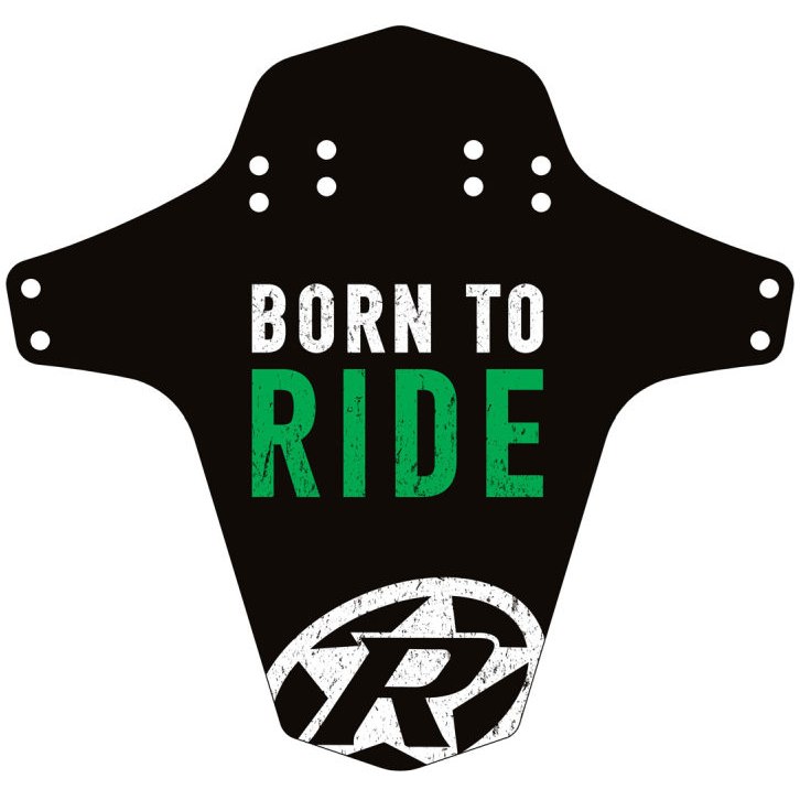 Produktbild von Reverse Components Mudfender - Born to Ride - neon grün