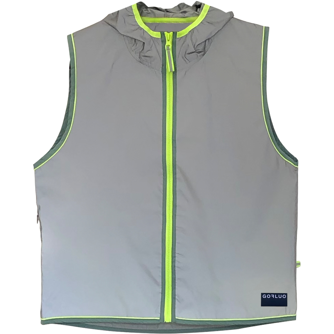 Gofluo Darknight Bodyglower Safety Vest Men - Grey Reflective | BIKE24