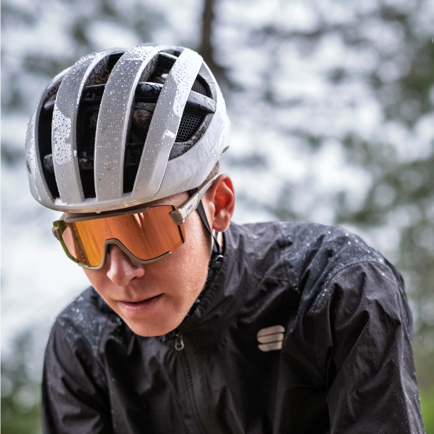Smith Wildcat ChromaPop Glasses - Matte Summit / Rose Gold Mirror