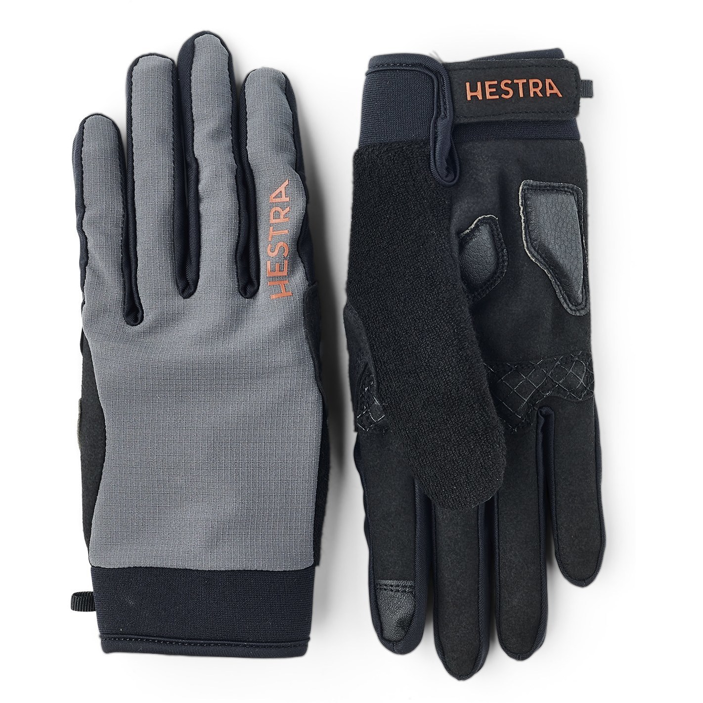 Picture of Hestra Bike Guard Long - 5 Finger Gloves - charocoal