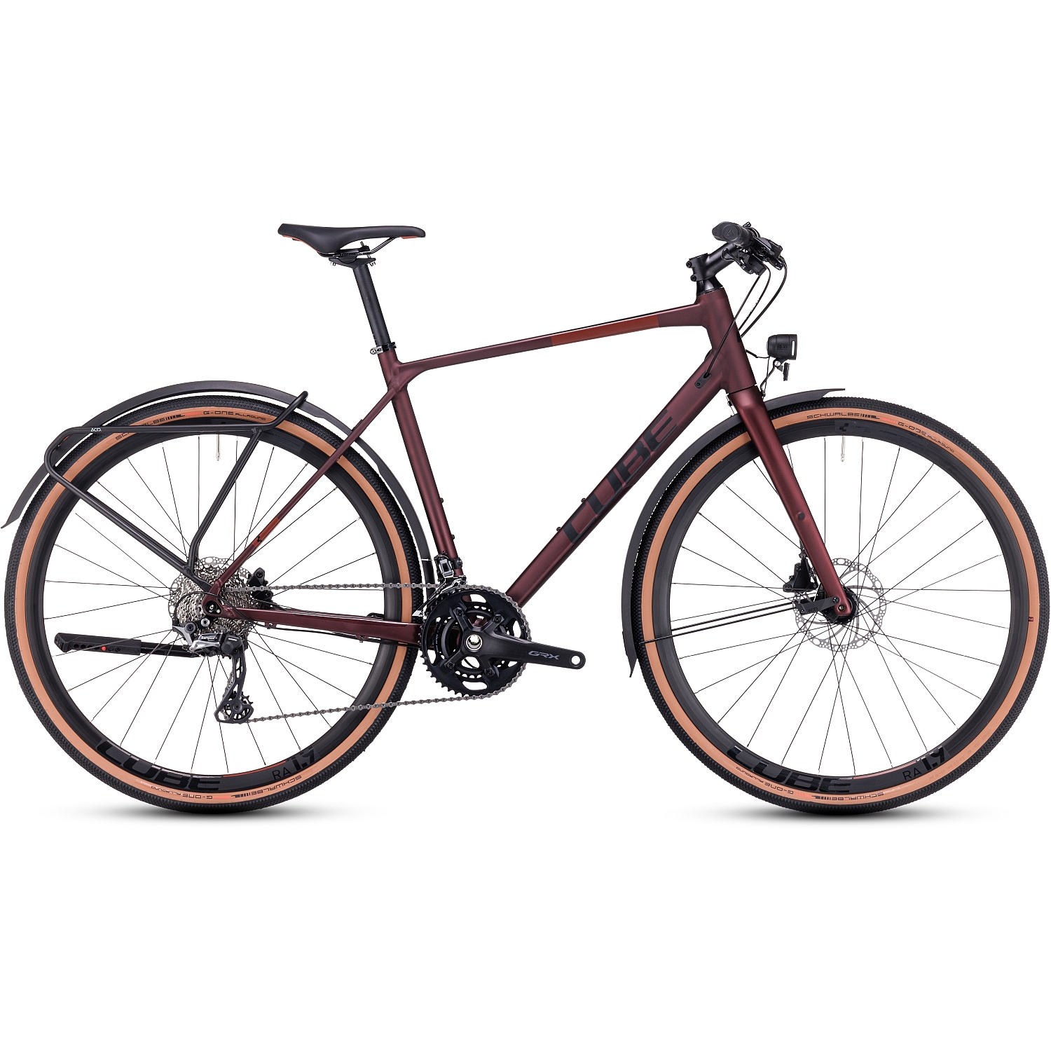 Picture of CUBE NULANE Race FE - Fitness Bike - 2024 - rubyred / black