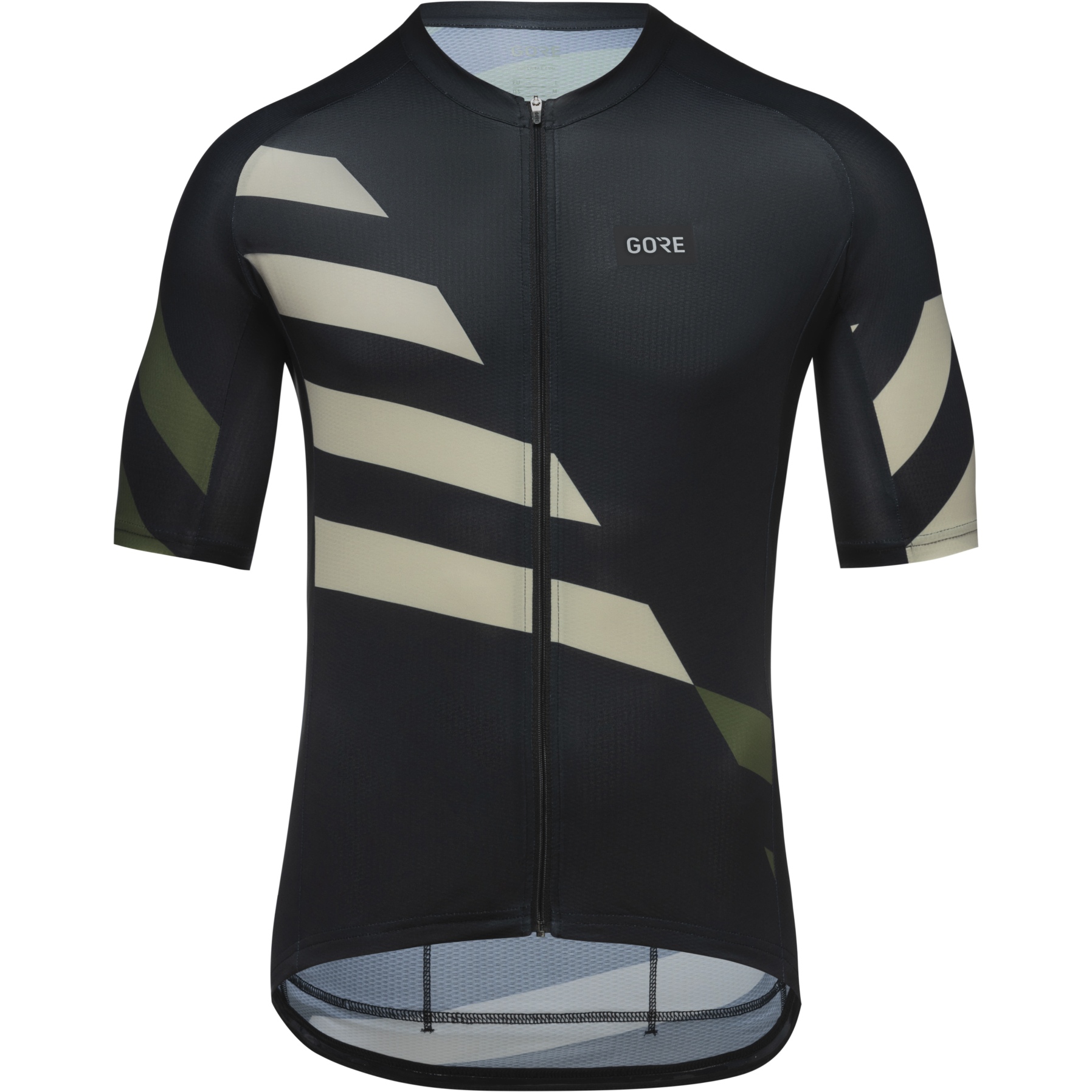 Picture of GOREWEAR Spirit Signal Chaos Short Sleeve Jersey Men - black / tech beige 99BG