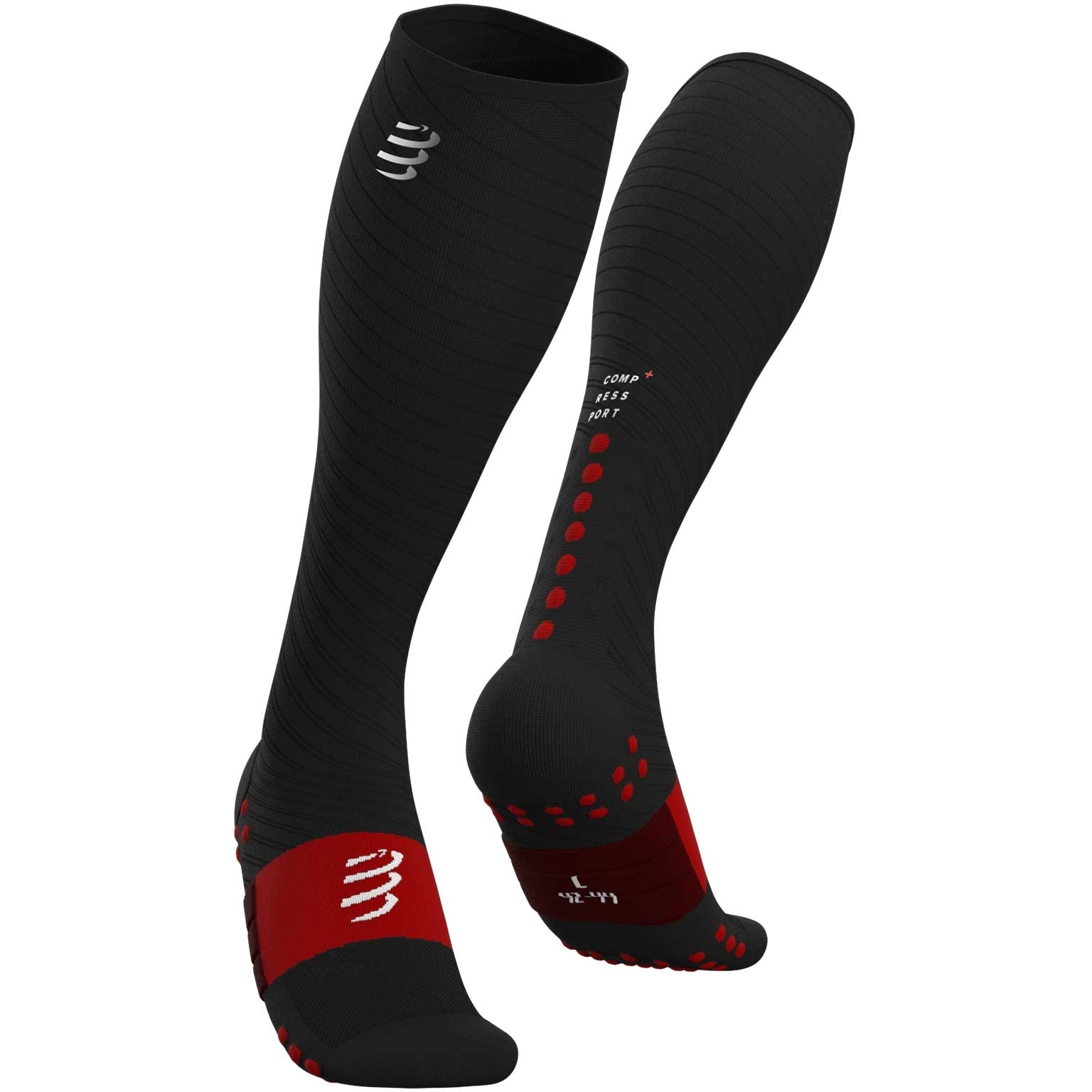 Image of Compressport Full Recovery Compression Socks - black