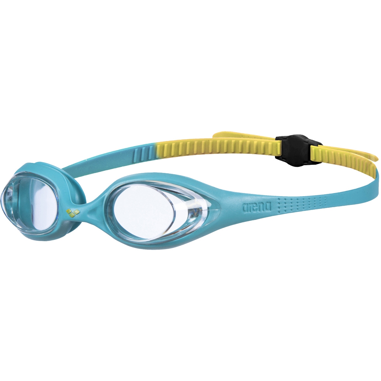 Picture of arena Spider JR Junior Swimming Goggle - clear-mint-yellow