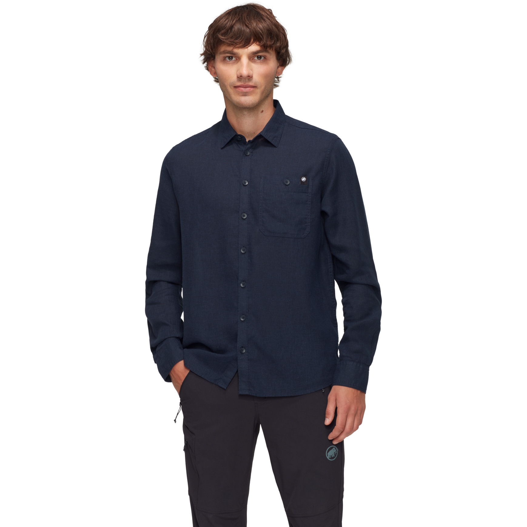 Produktbild von Mammut Alvra Summer Langarm-Hemd Herren - marine