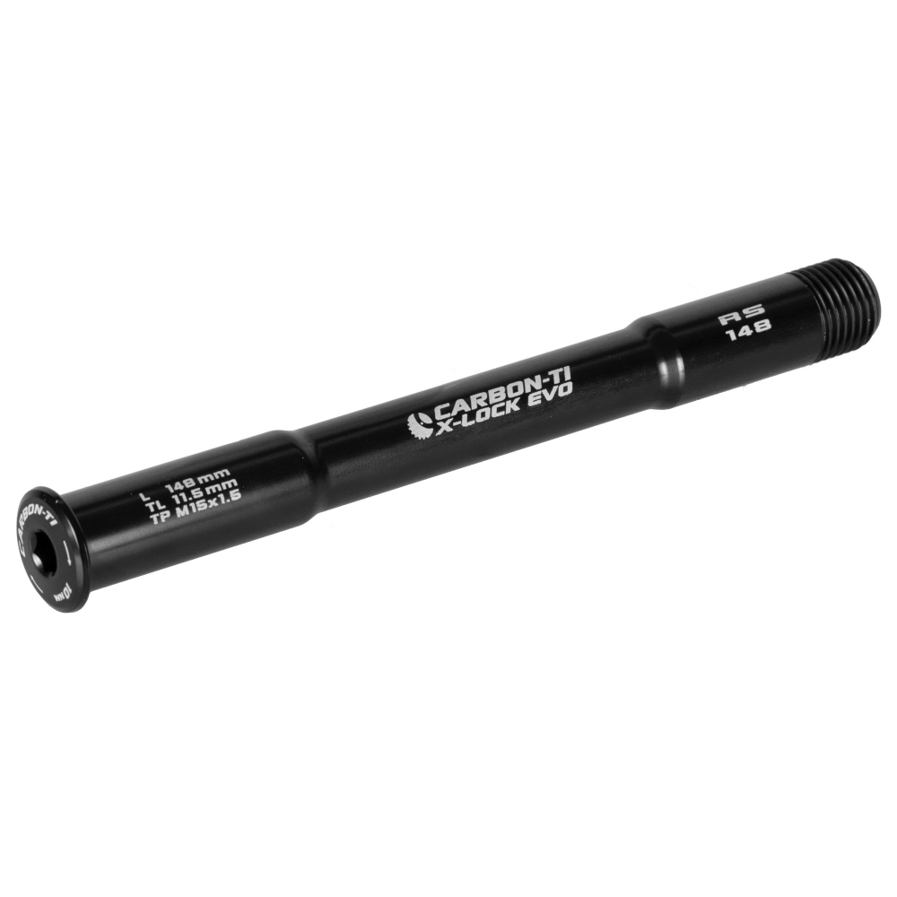 Carbon-Ti X-Lock EVO через ось - 15x110 мм - X-RockShox - M15x1,5 мм - Длина 148 мм - черный