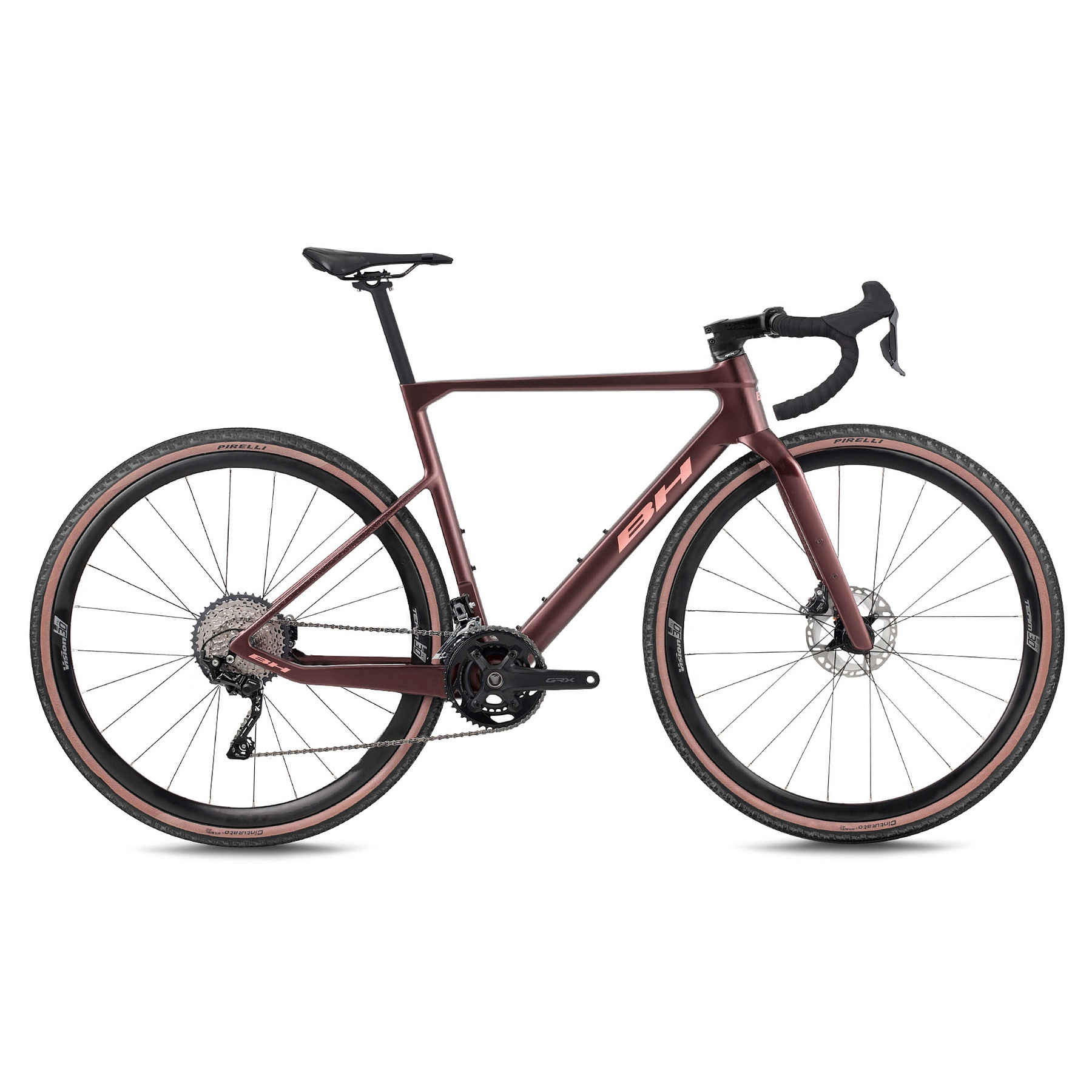 Productfoto van BH Bikes GRAVELX R 5.5 - Carbon Gravel Bike - 2025 - dark brown / mud / mud