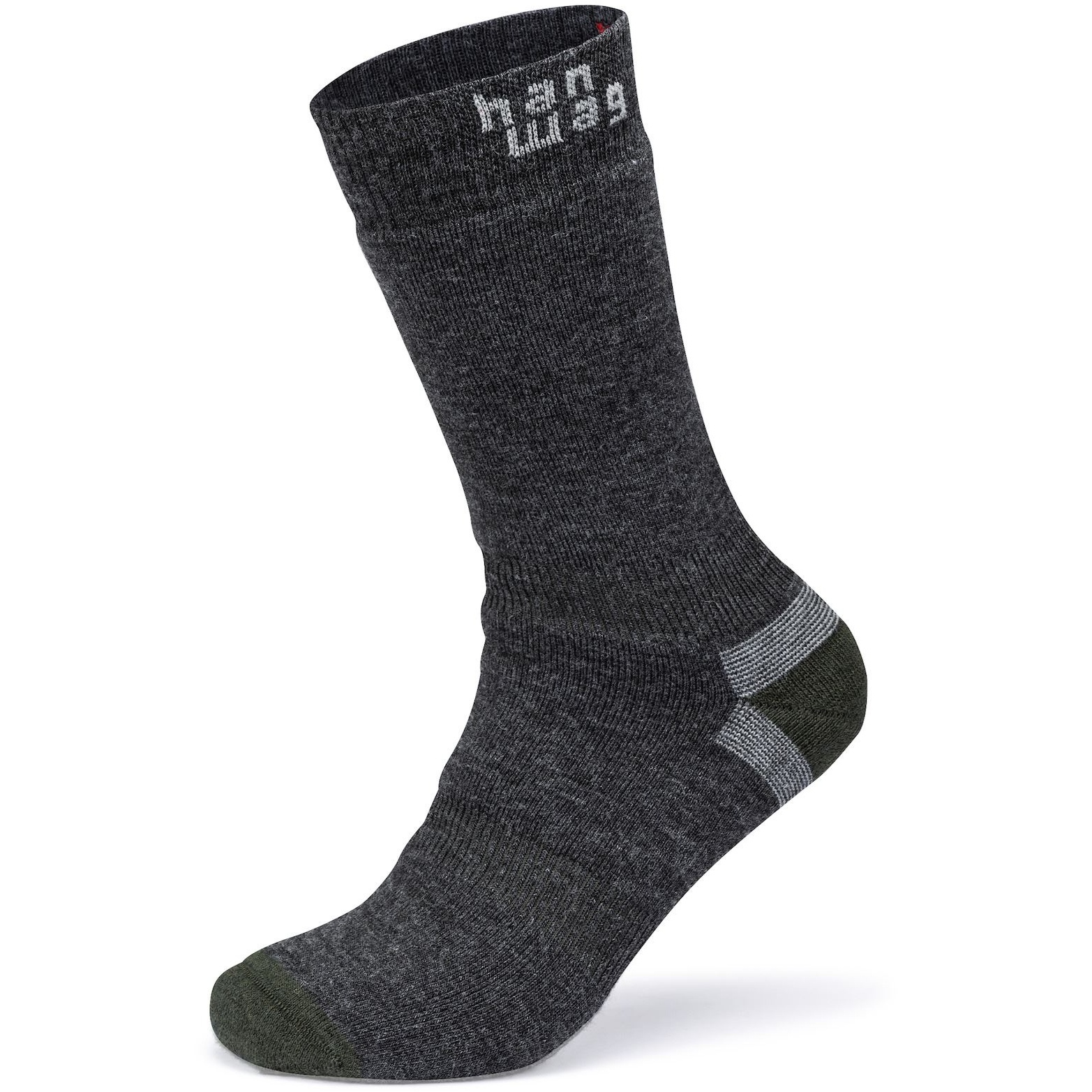 Image of Hanwag Thermo Socks - Asphalt/Dark Green