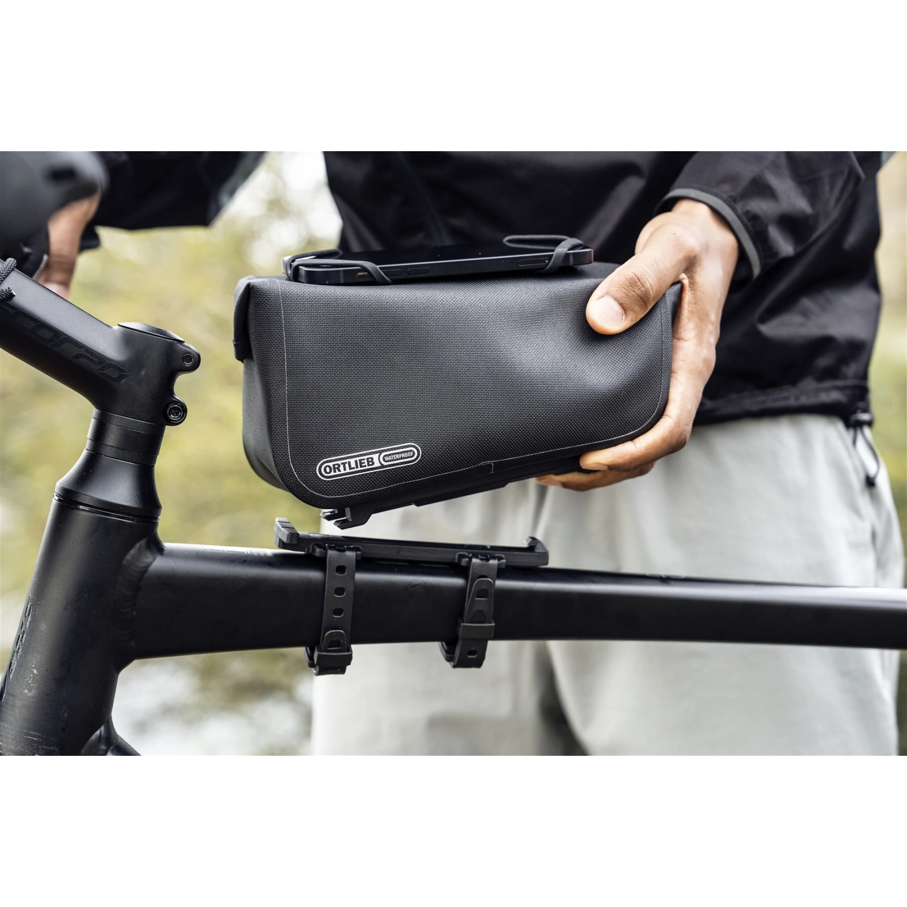 ORTLIEB Toptube-Bag - 1.5L - dark sand | BIKE24