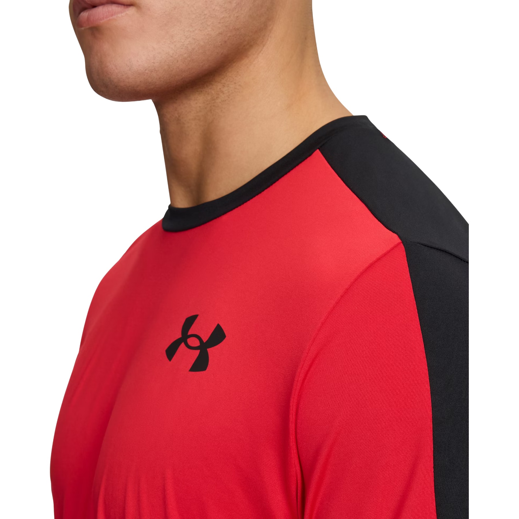 Under Armour HeatGear® Wordmark Short Sleeve Shirt Men - Red/Black