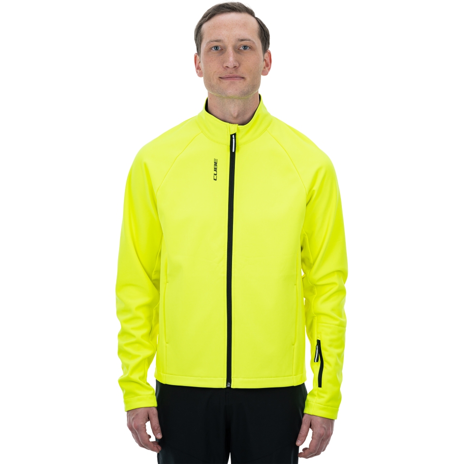 Produktbild von CUBE ATX CMPT Safety Softshell-Jacke Herren - neon yellow