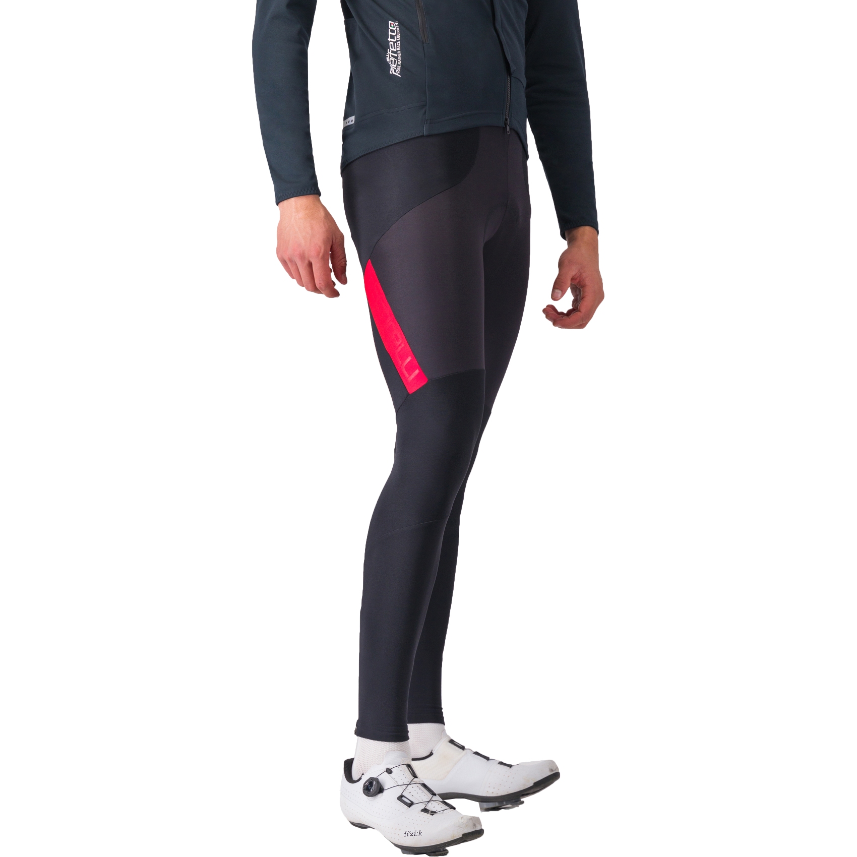 Castelli Sorpasso RoS Bibtights Men - black red 023 | BIKE24