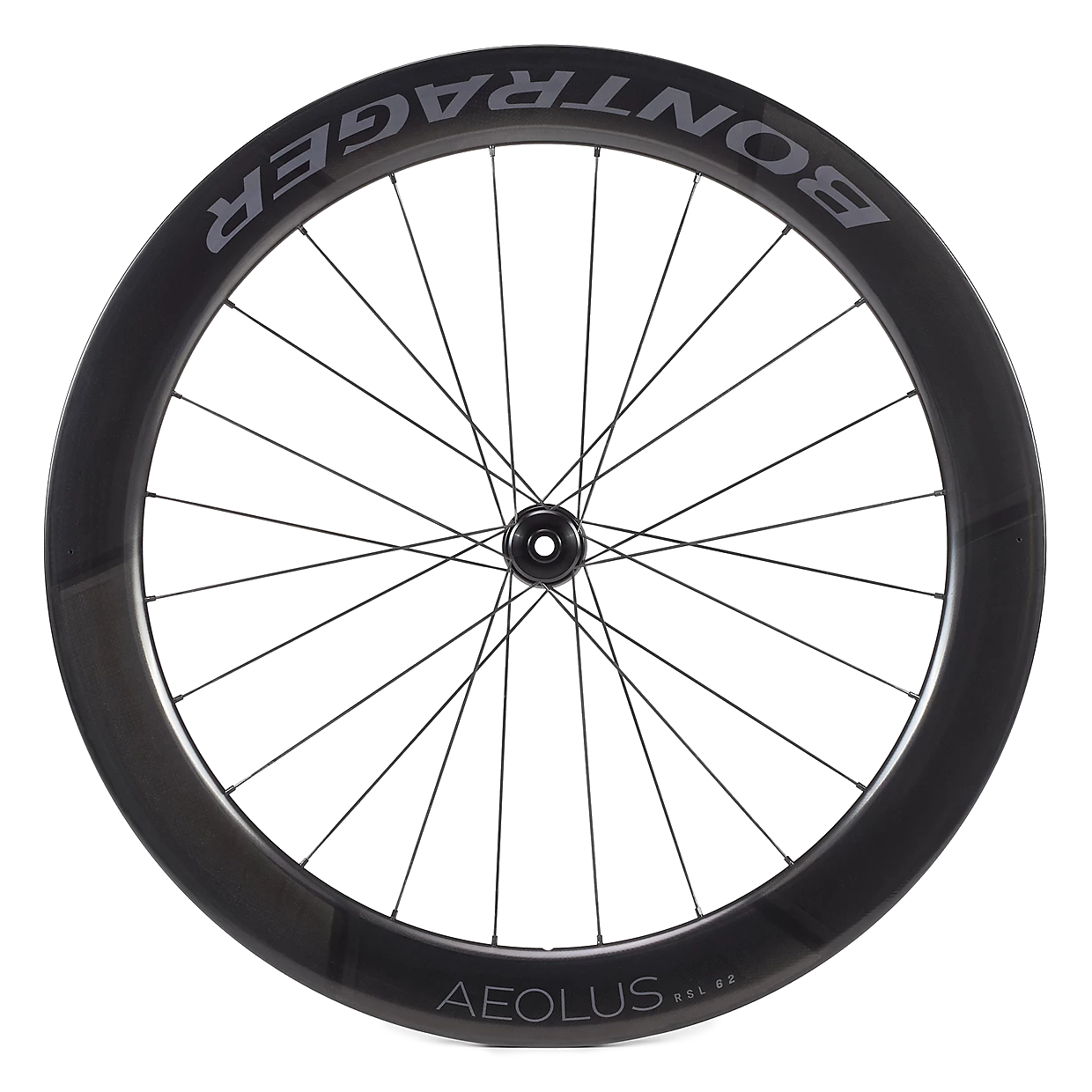 Picture of Bontrager Aeolus RSL 62 TLR Disc Carbon Front Wheel - Clincher / Tubeless - Centerlock - 12x100mm