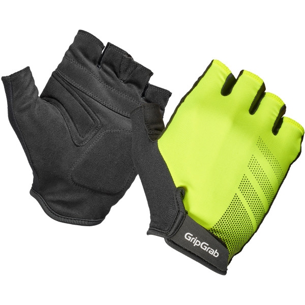 Produktbild von GripGrab Ride RC Lite Gepolsterte Kurzfinger Sommer Handschuhe - Yellow Hi-Vis
