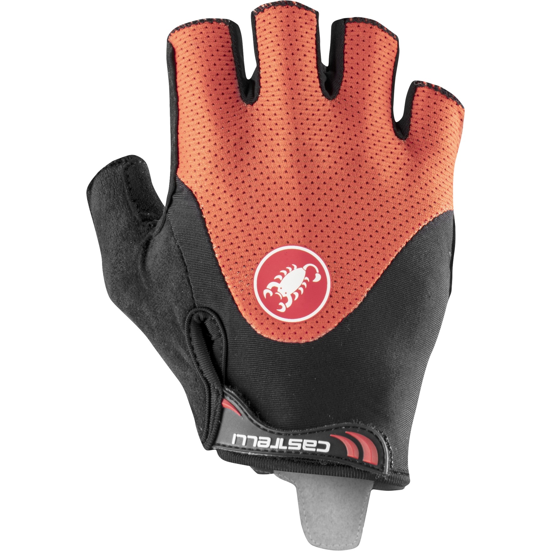 Productfoto van Castelli Arenberg Gel 2 Handschoenen met Korte Vingers - fiery red/black 656