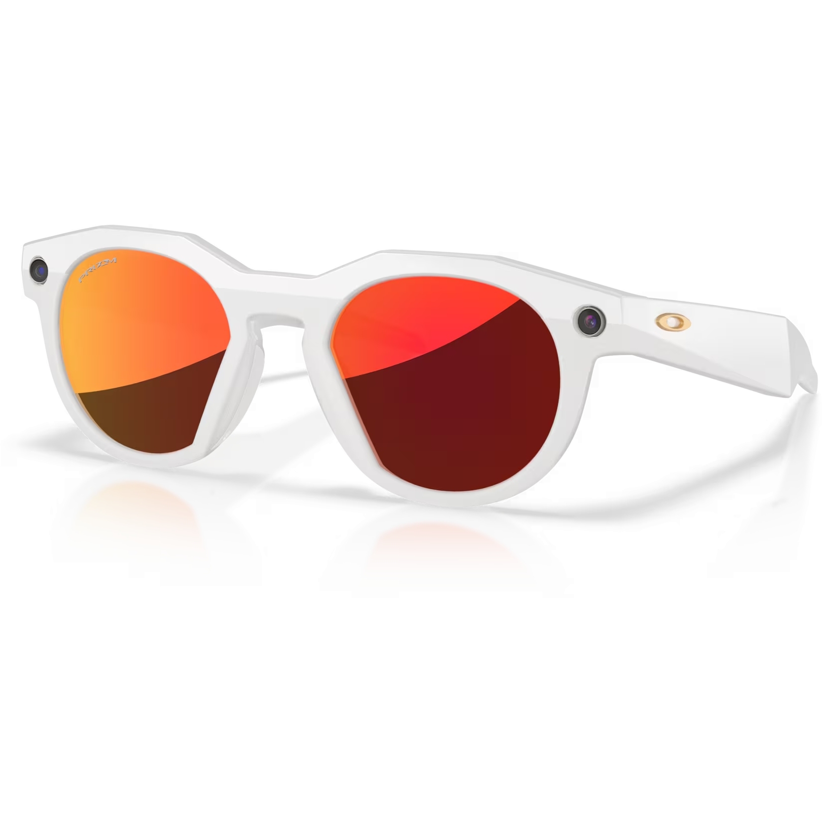 Oakley Meta HSTN Glasses - Warm Grey / Prizm Ruby - OW8002-0451 