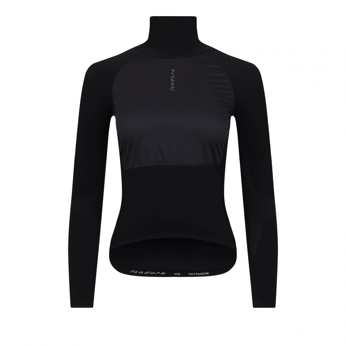 Productfoto van Isadore Winter Wind Block Onderhemd met lange Mouwen Dames - Zwart