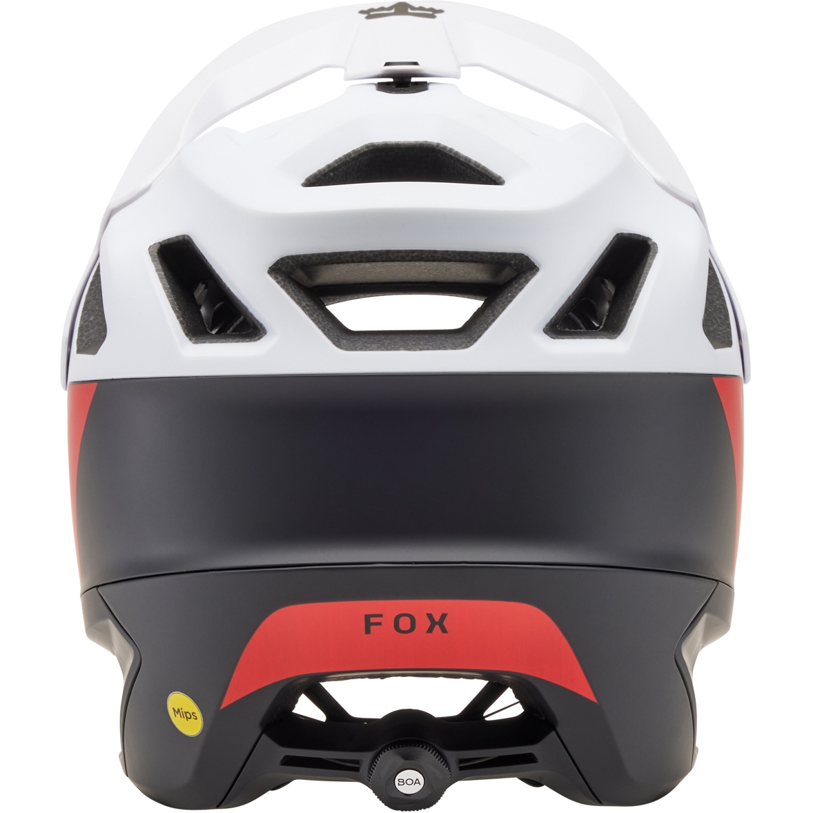 FOX Dropframe Pro Helmet Nyf black white BIKE24