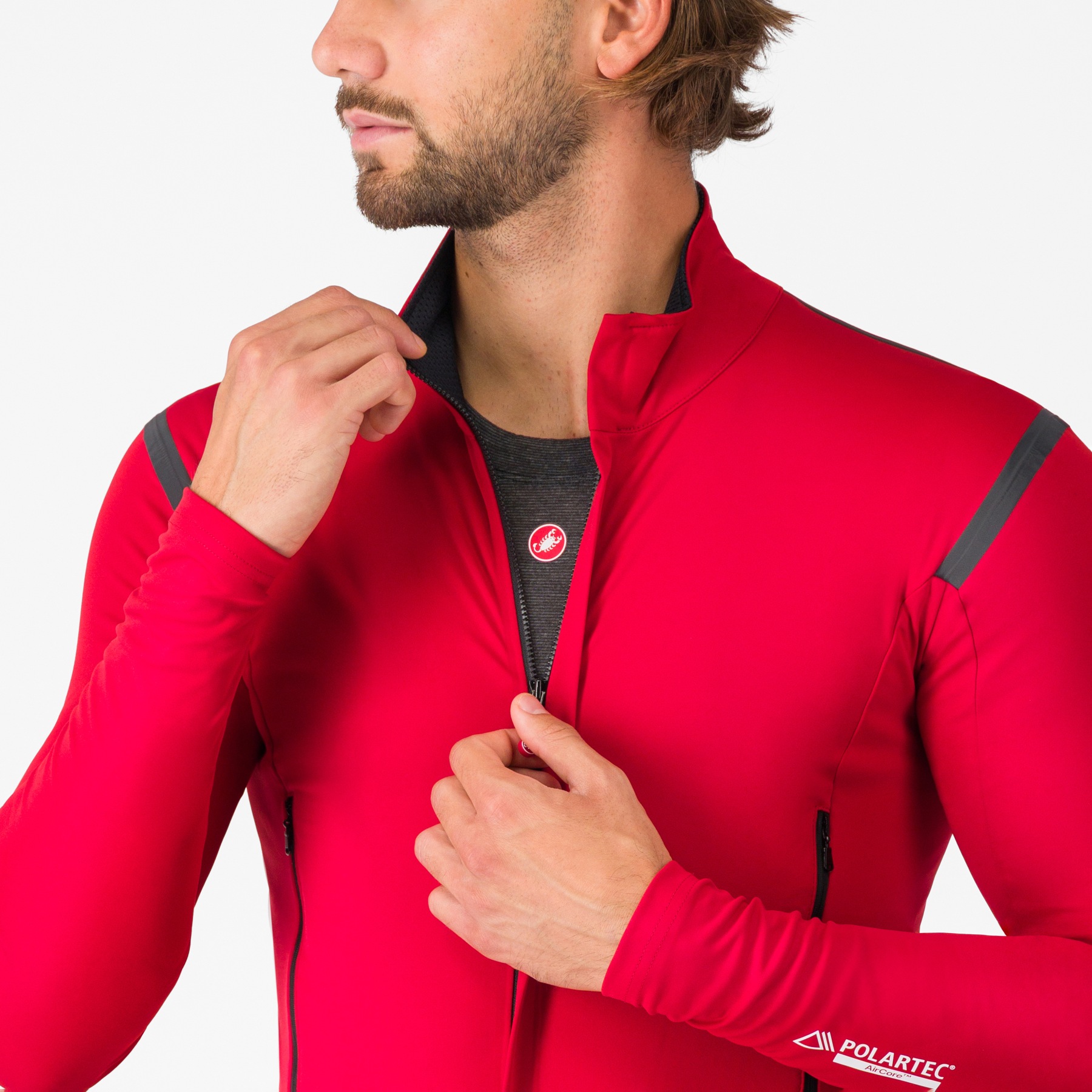 Castelli Perfetto RoS 3 Jacket Men - rich red/black reflex 645