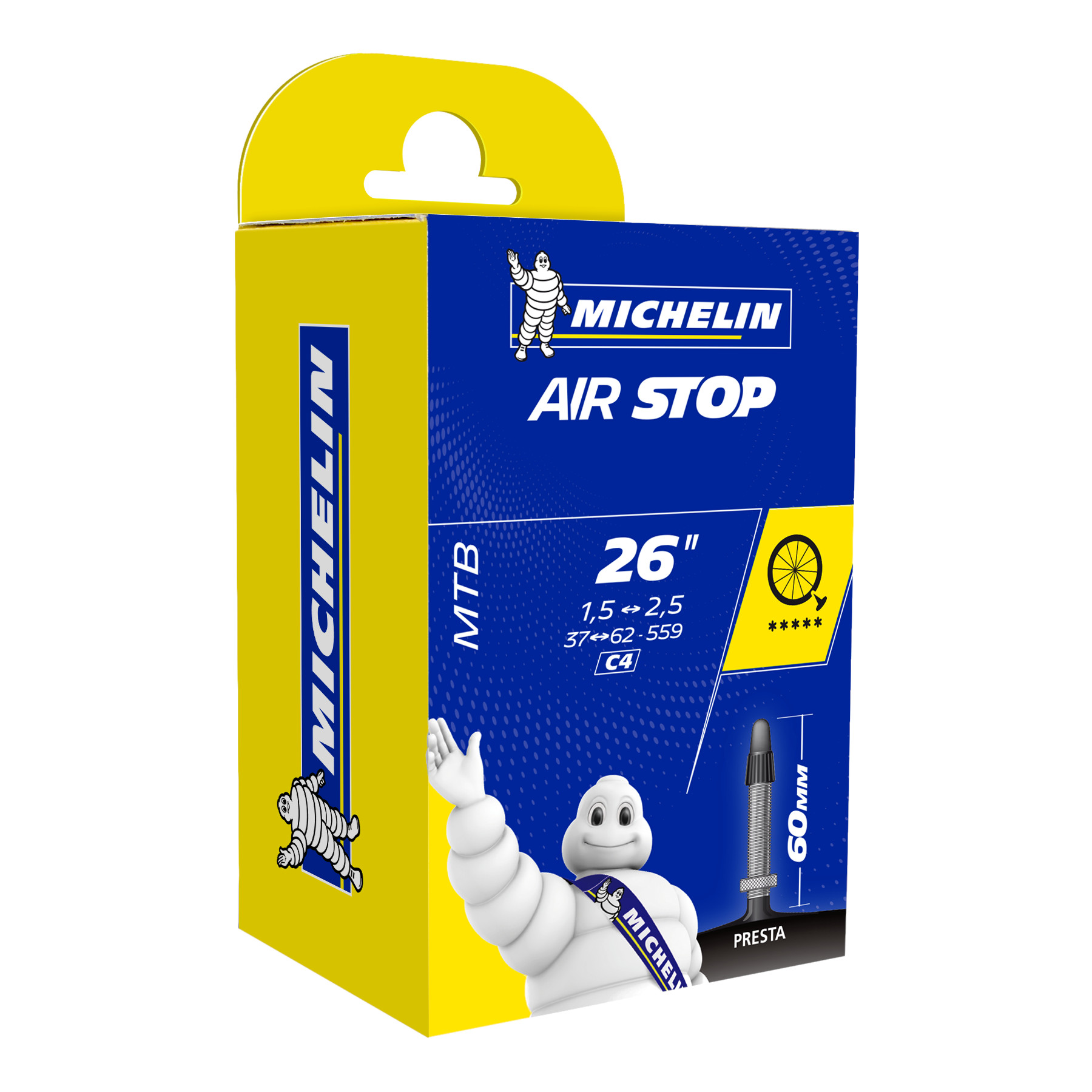 Picture of Michelin AirStop C4 Inner Tube - 26&quot; | 1.85-2.4&quot;