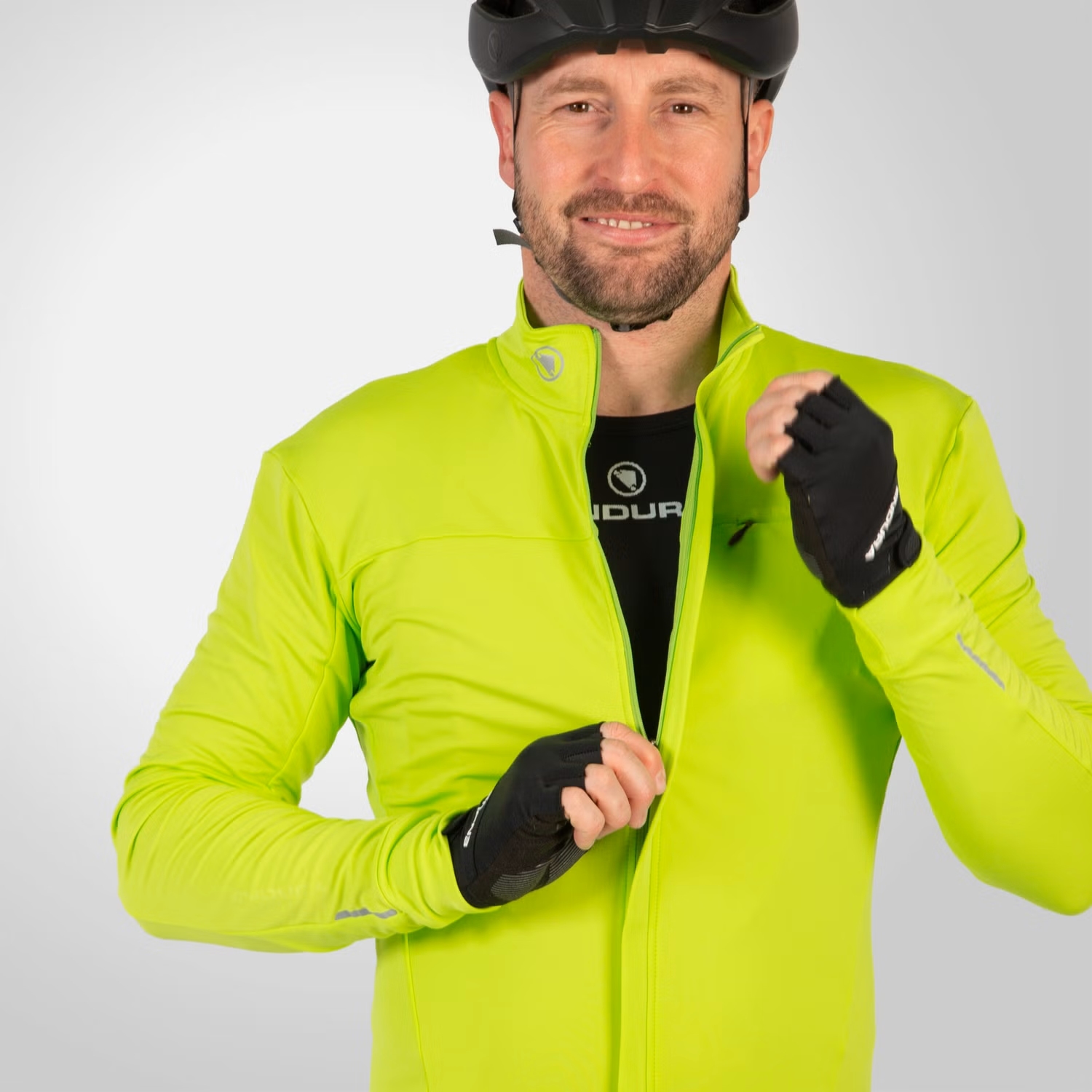 Endura Xtract Roubaix Jacket Men hi viz yellow BIKE24