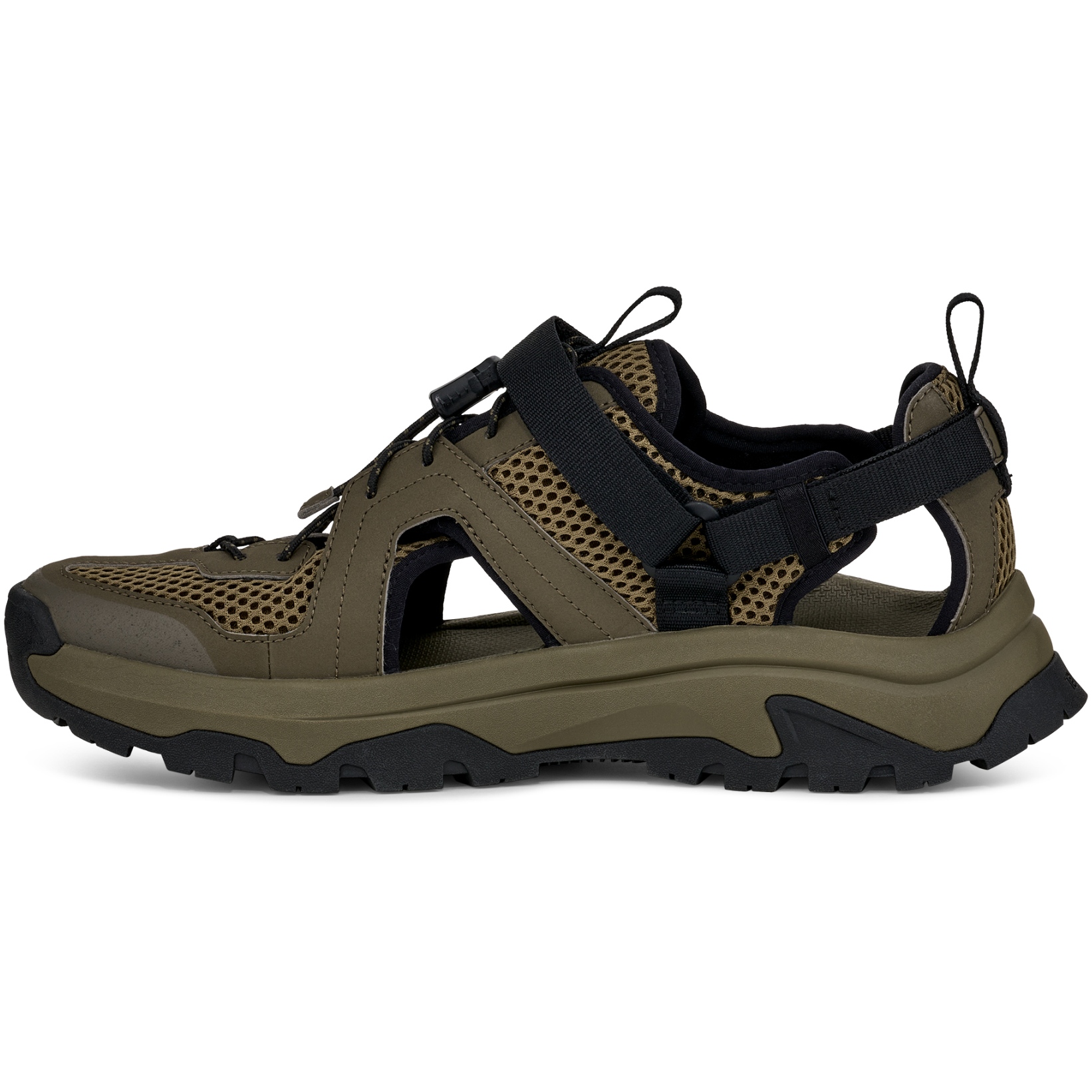 Teva Hurricane XLT3 Closed-Toe Sandalen Heren - dark olive/black